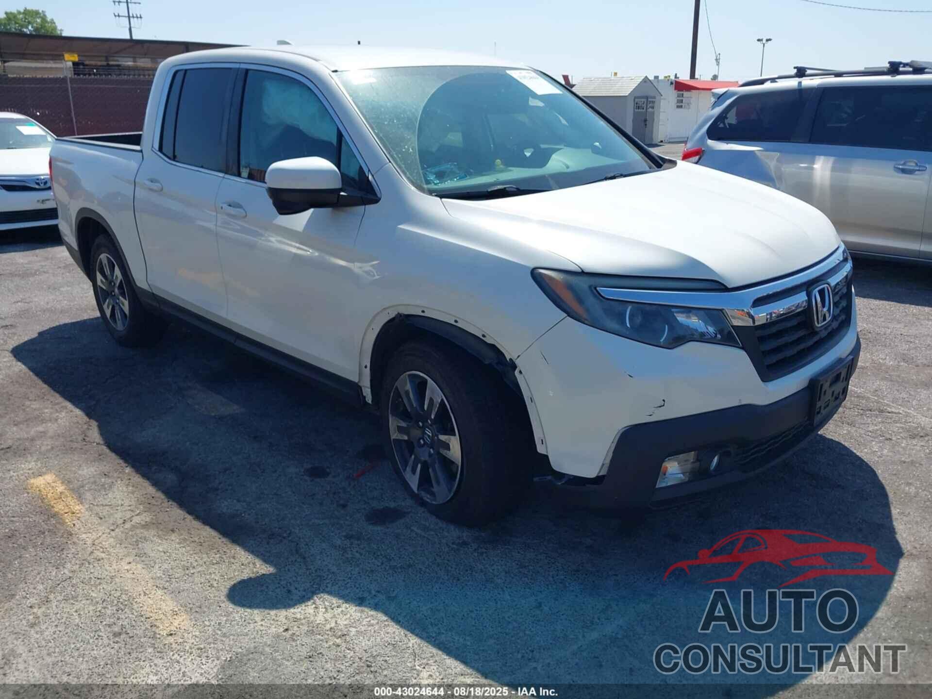 HONDA RIDGELINE 2018 - 5FPYK2F67JB001516