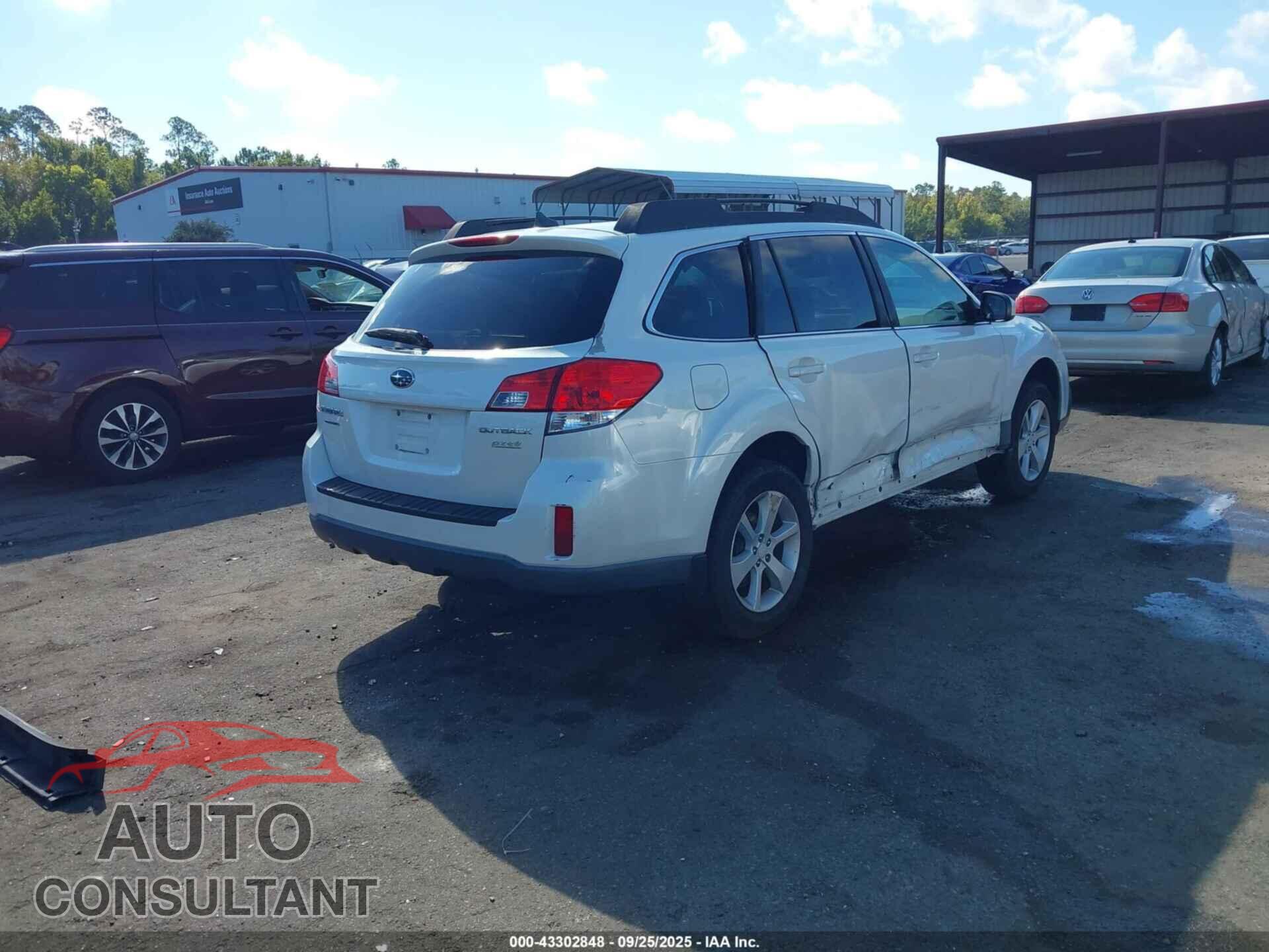 SUBARU OUTBACK 2014 - 4S4BRBCC8E3205129