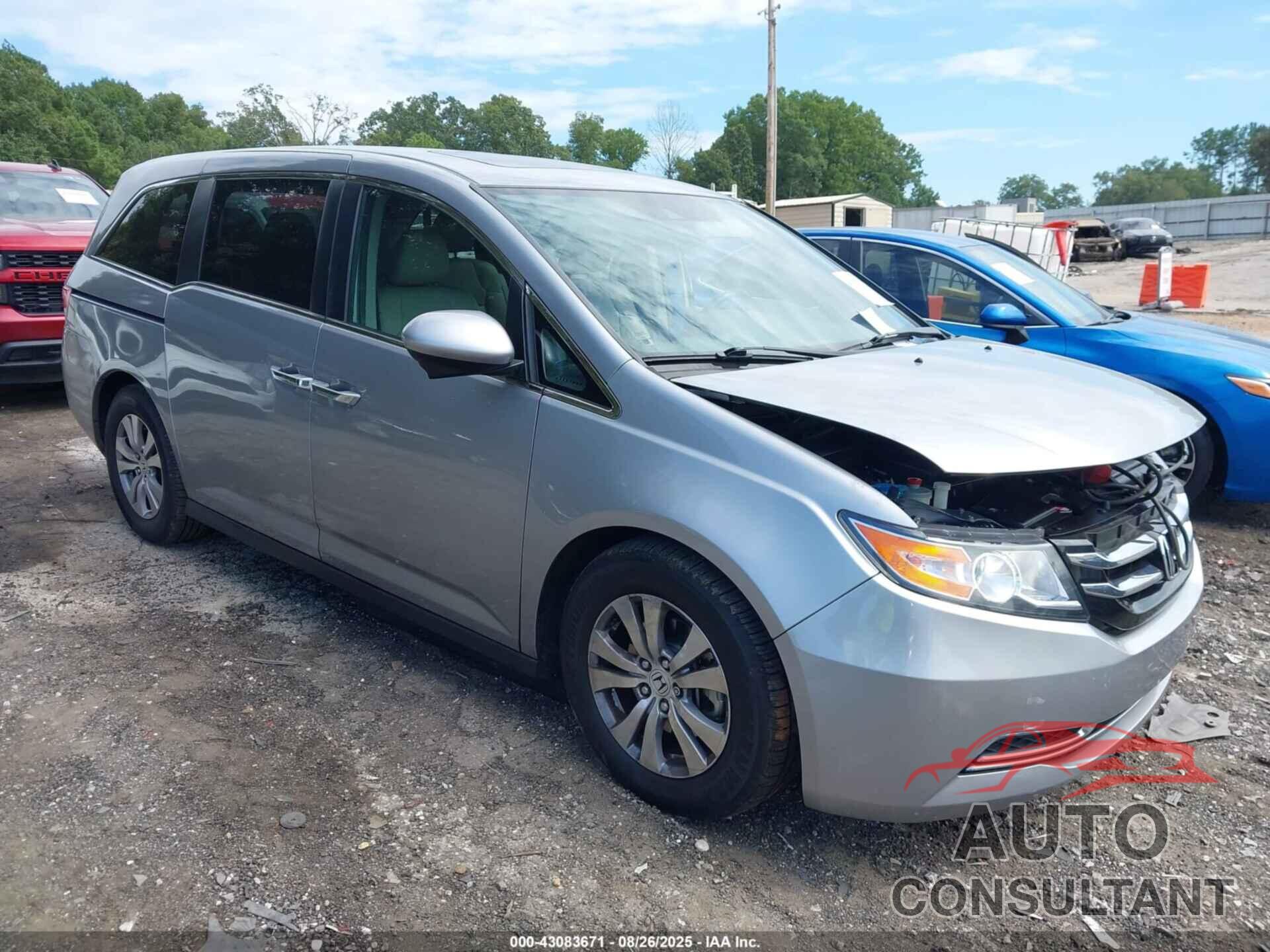 HONDA ODYSSEY 2017 - 5FNRL5H66HB009979