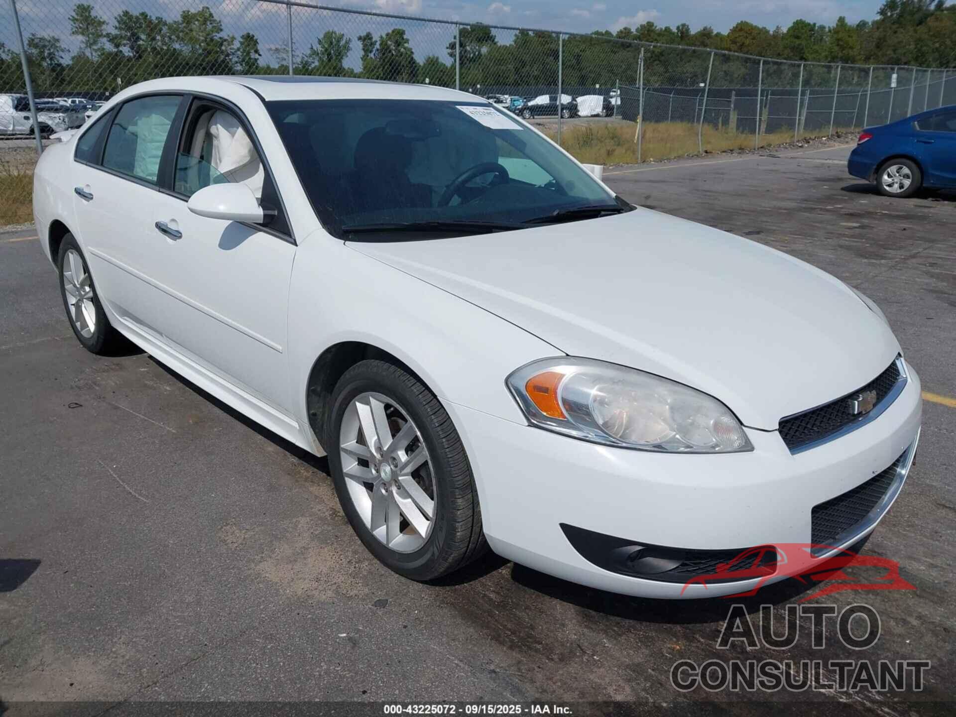 CHEVROLET IMPALA 2012 - 2G1WC5E37C1281099