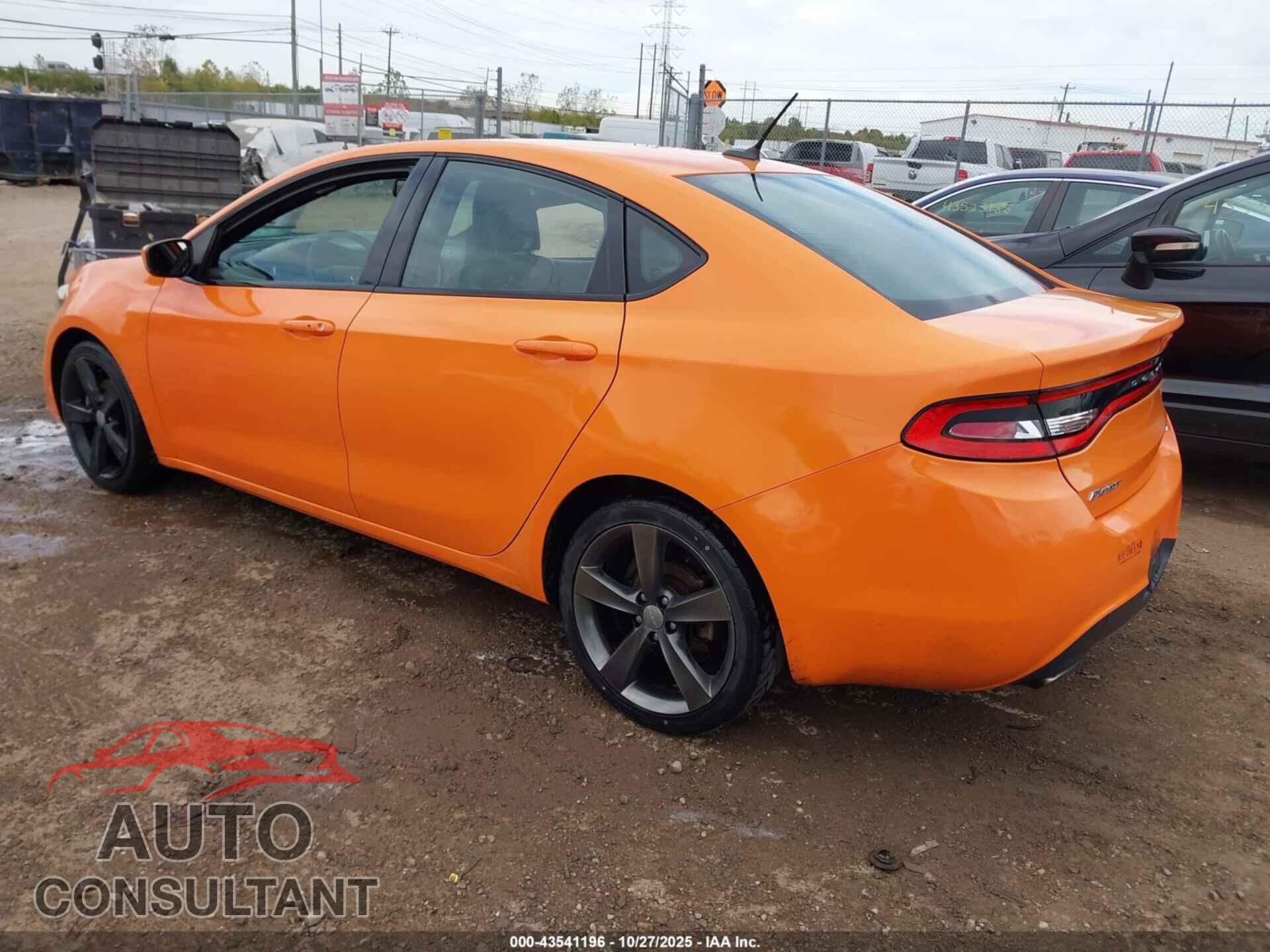 DODGE DART 2014 - 1C3CDFEB8ED832916