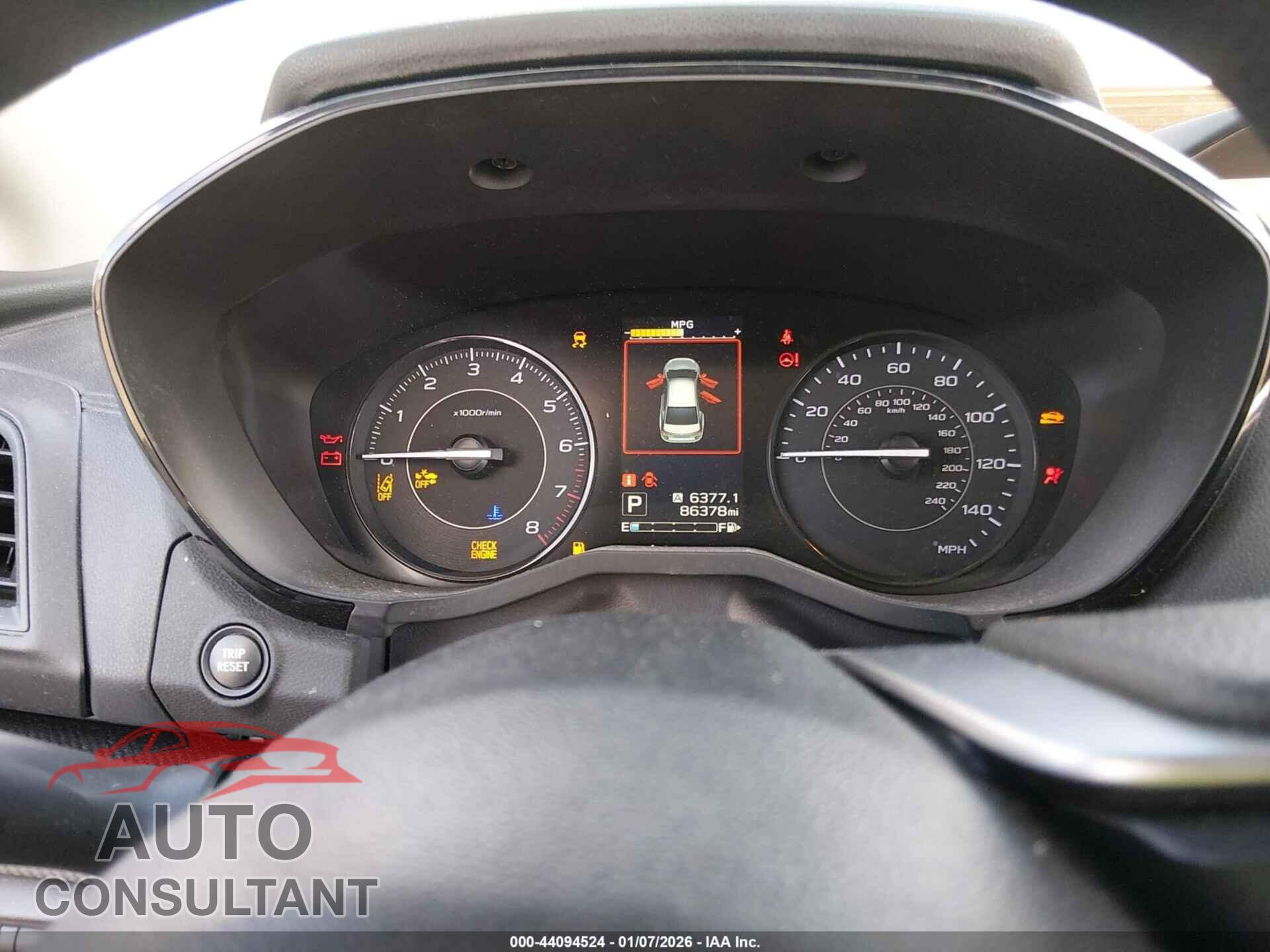 SUBARU IMPREZA 2019 - 4S3GTAB62K3710645