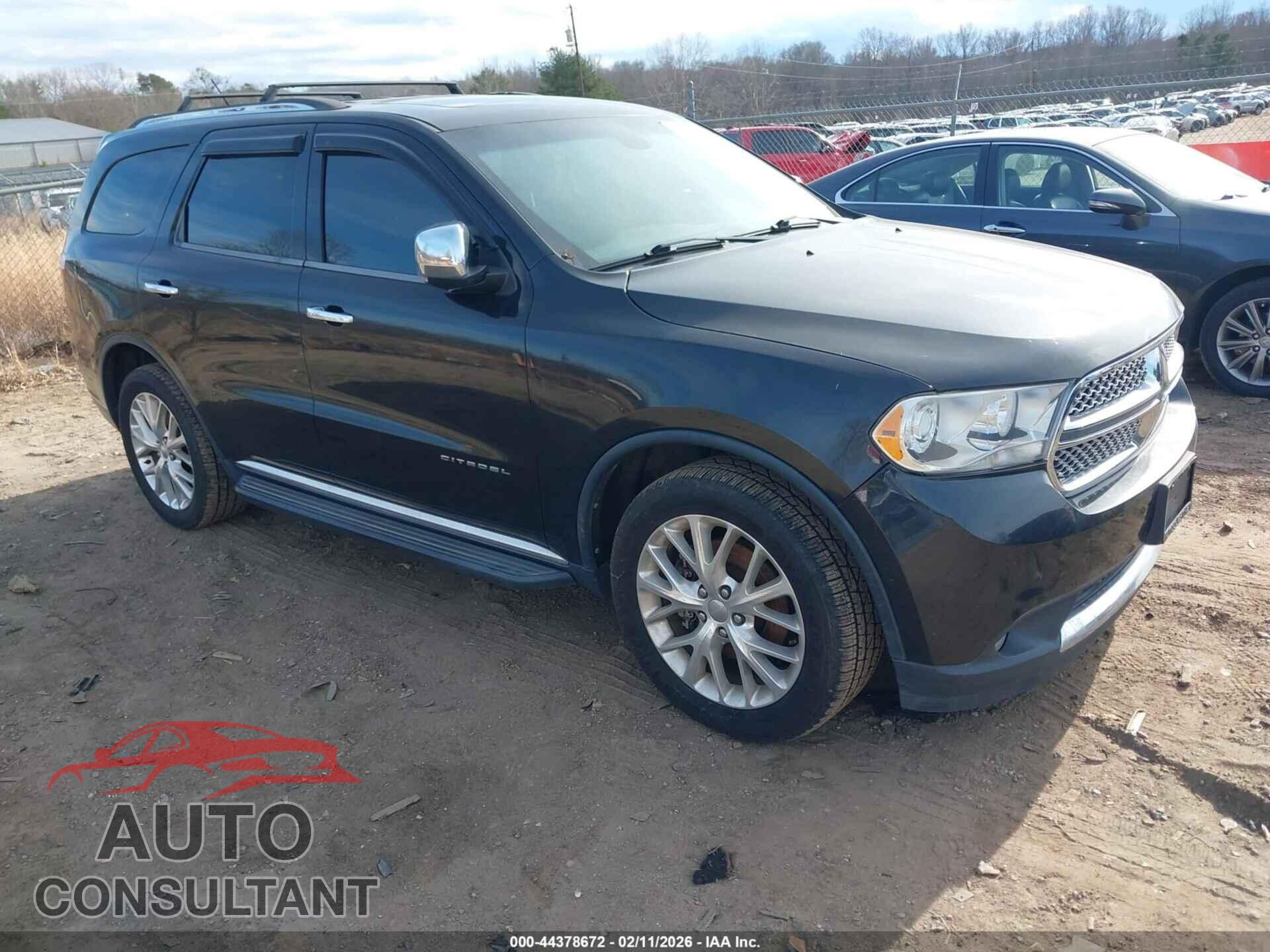 DODGE DURANGO 2012 - 1C4RDJEG1CC322673