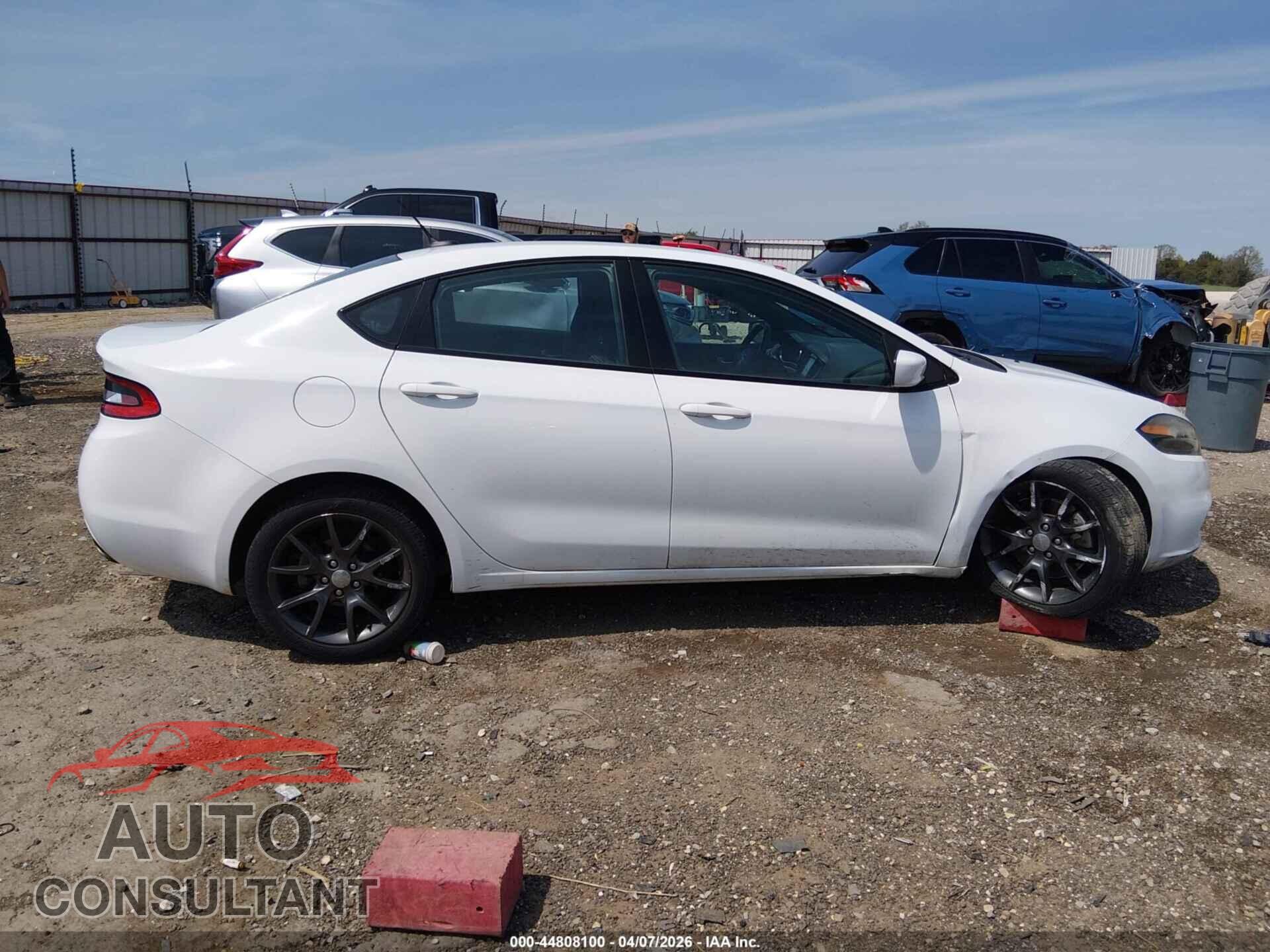 DODGE DART 2015 - 1C3CDFBB4FD346254