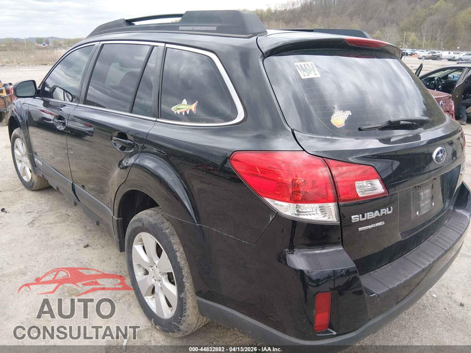 SUBARU OUTBACK 2012 - 4S4BRCACXC3207101