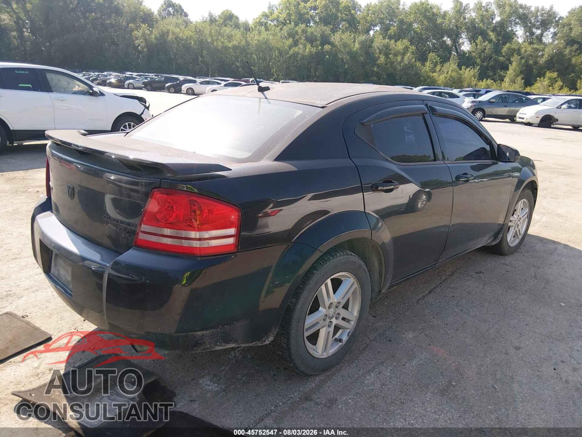 DODGE AVENGER 2010 - 1B3CC5FB4AN184097