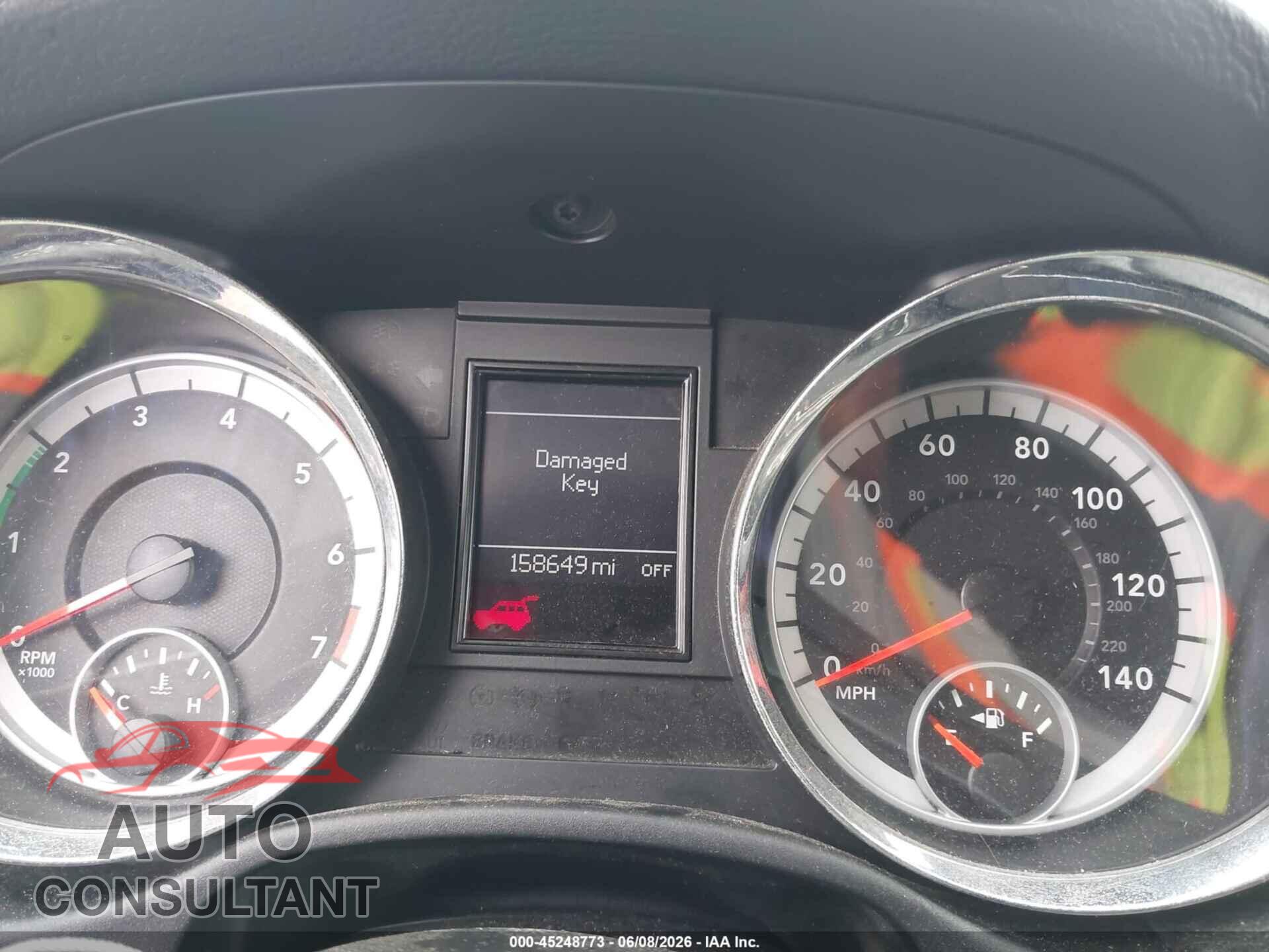 DODGE DURANGO 2013 - 1C4RDHAGXDC696635