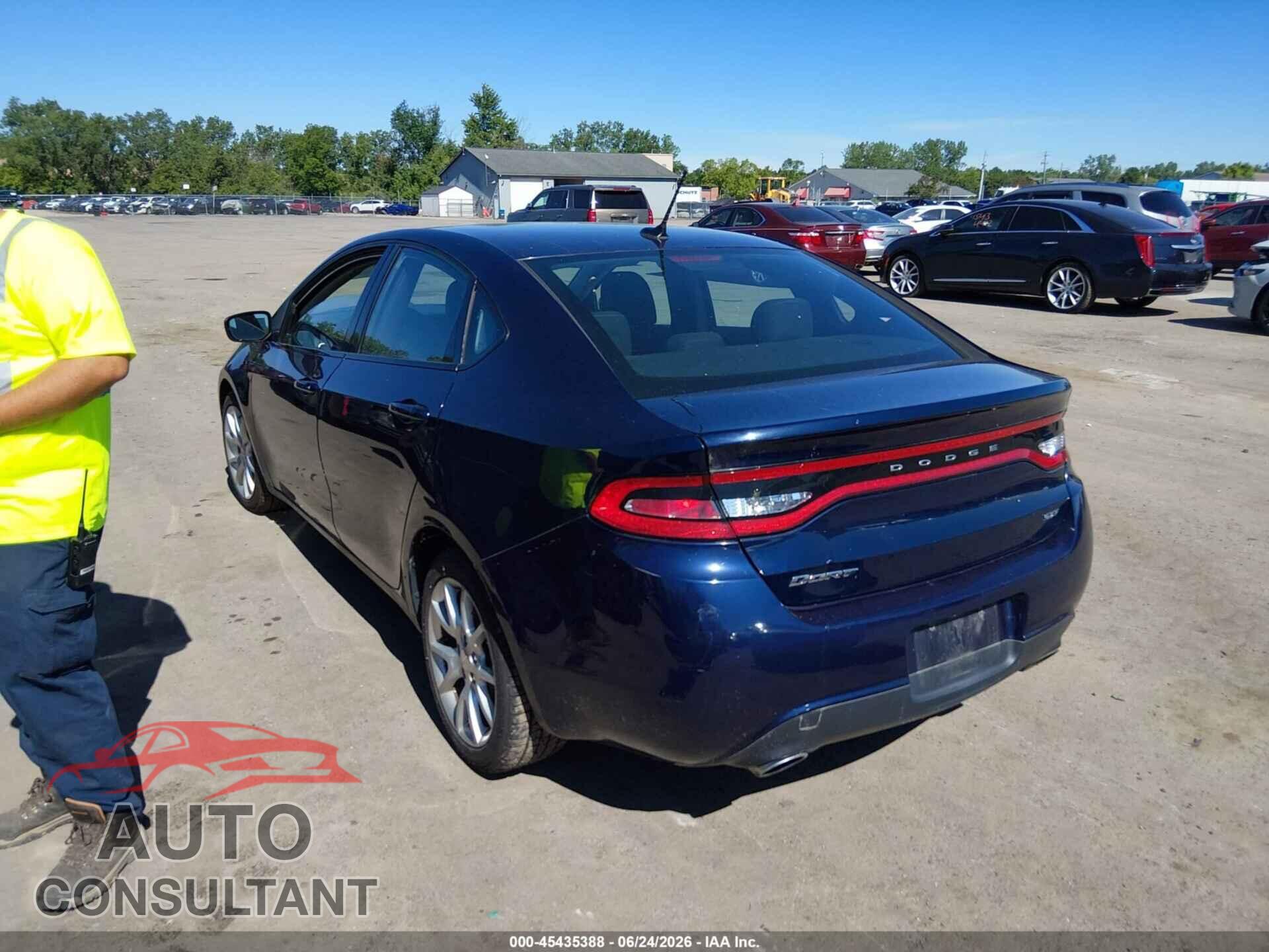 DODGE DART 2013 - 1C3CDFBA8DD336797