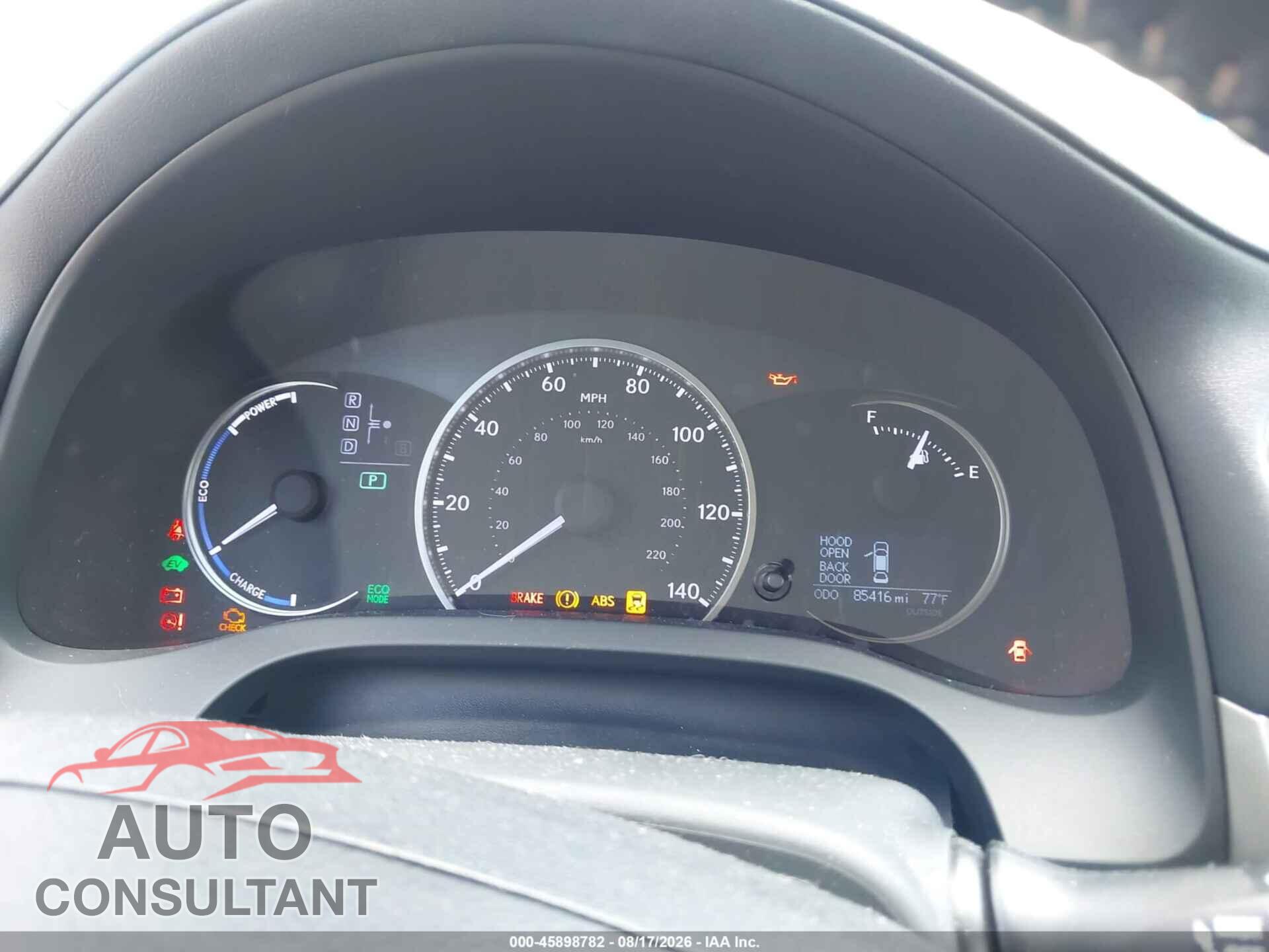 LEXUS CT 200H 2017 - JTHKD5BH2H2297560