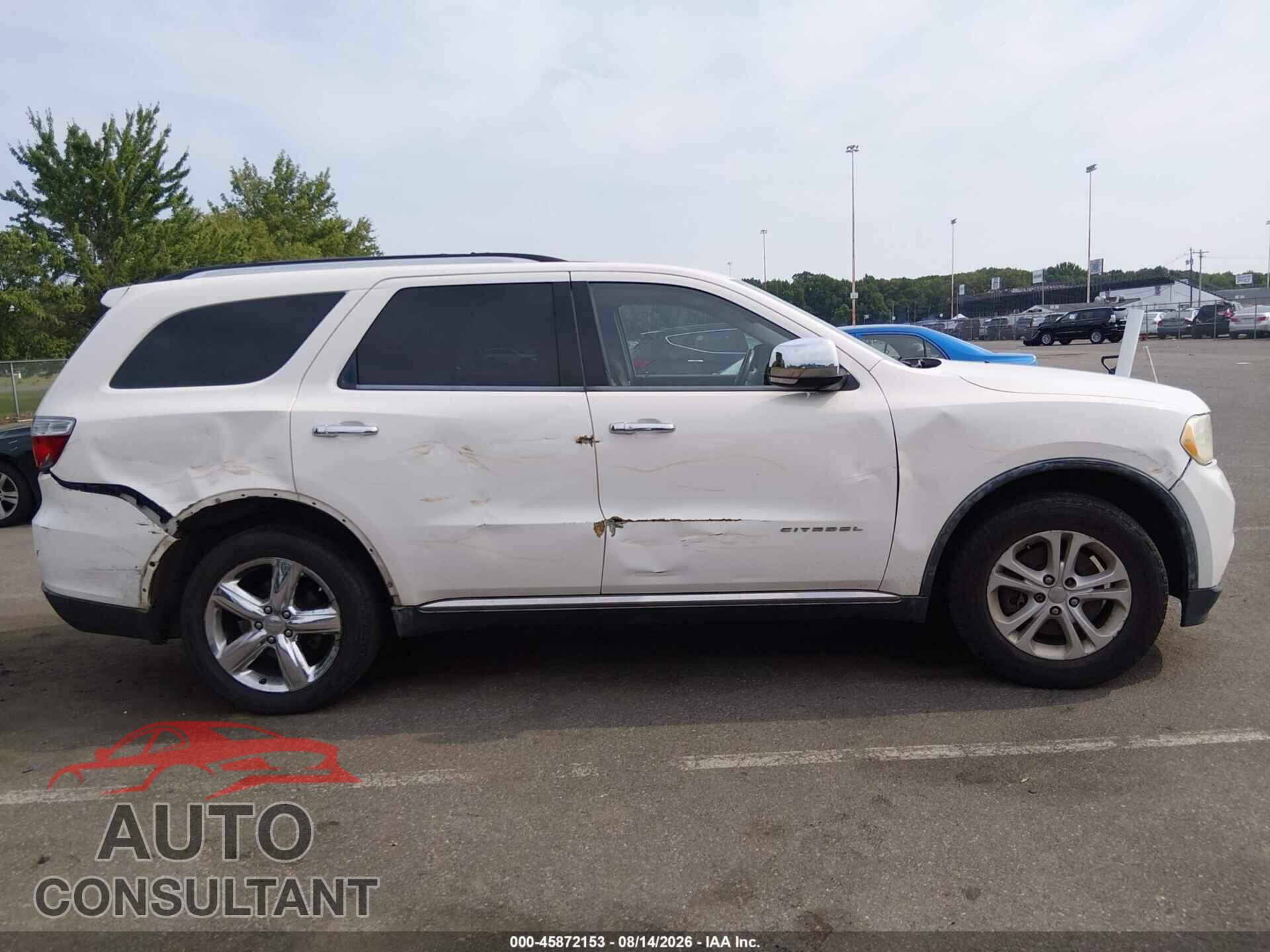 DODGE DURANGO 2012 - 1C4RDJEG1CC188327