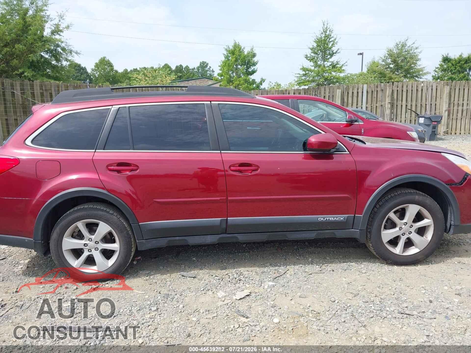 SUBARU OUTBACK 2014 - 4S4BRCFC3E3276532