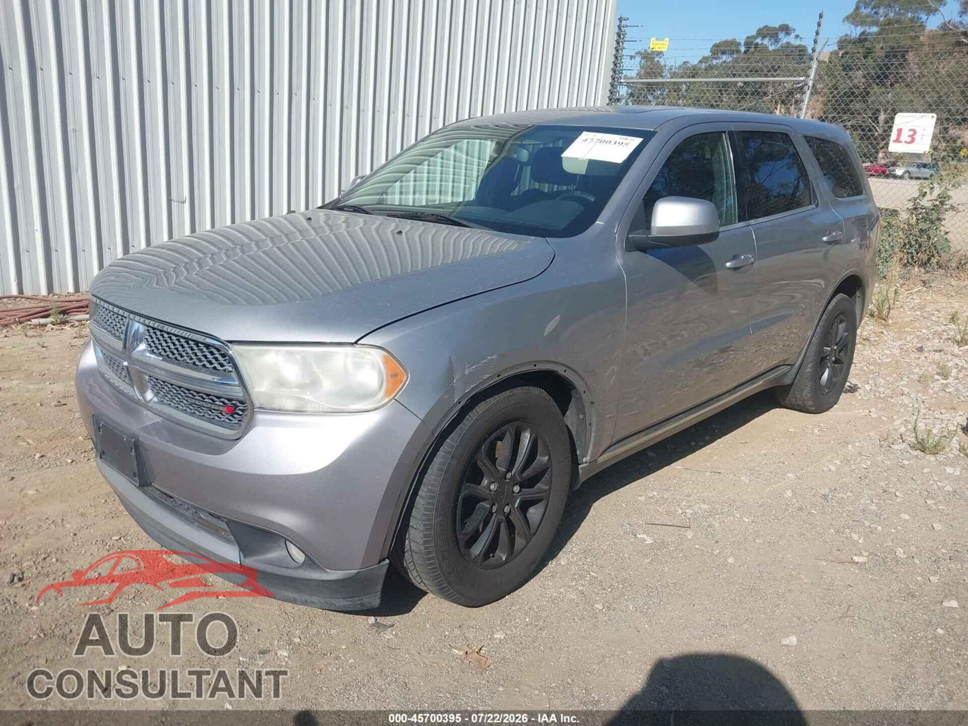 DODGE DURANGO 2013 - 1C4RDHAGXDC692942