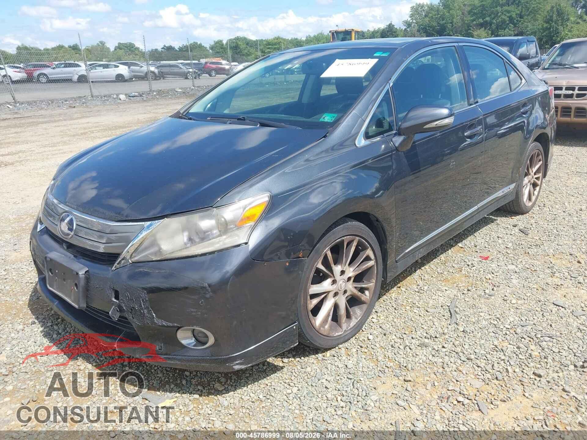 LEXUS HS 250H 2010 - JTHBB1BA3A2034002