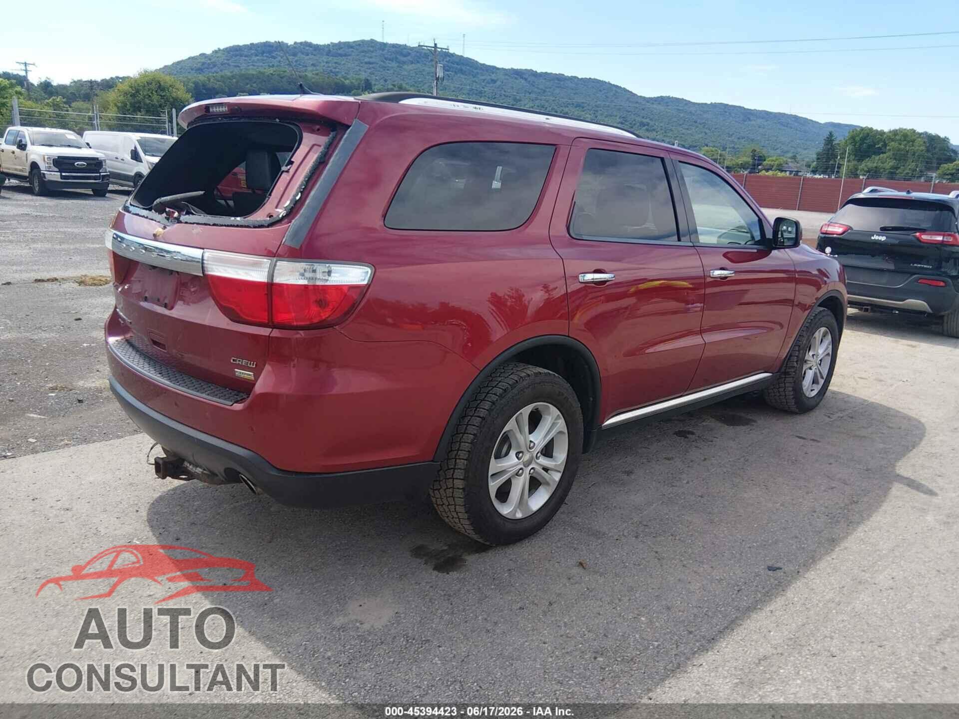 DODGE DURANGO 2013 - 1C4RDJDG6DC614063