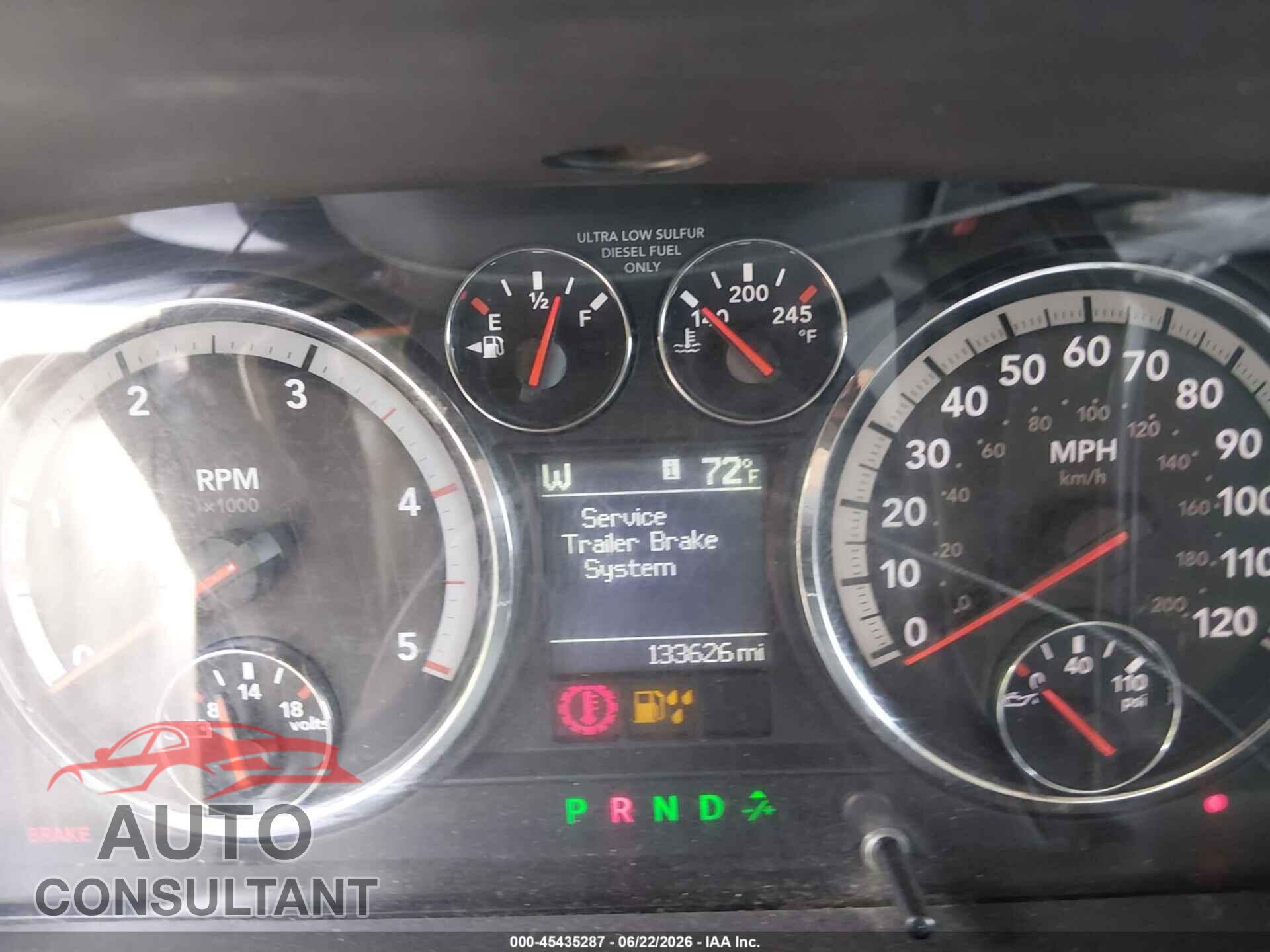DODGE RAM 2500 2010 - 3D7UT2CL6AG106854