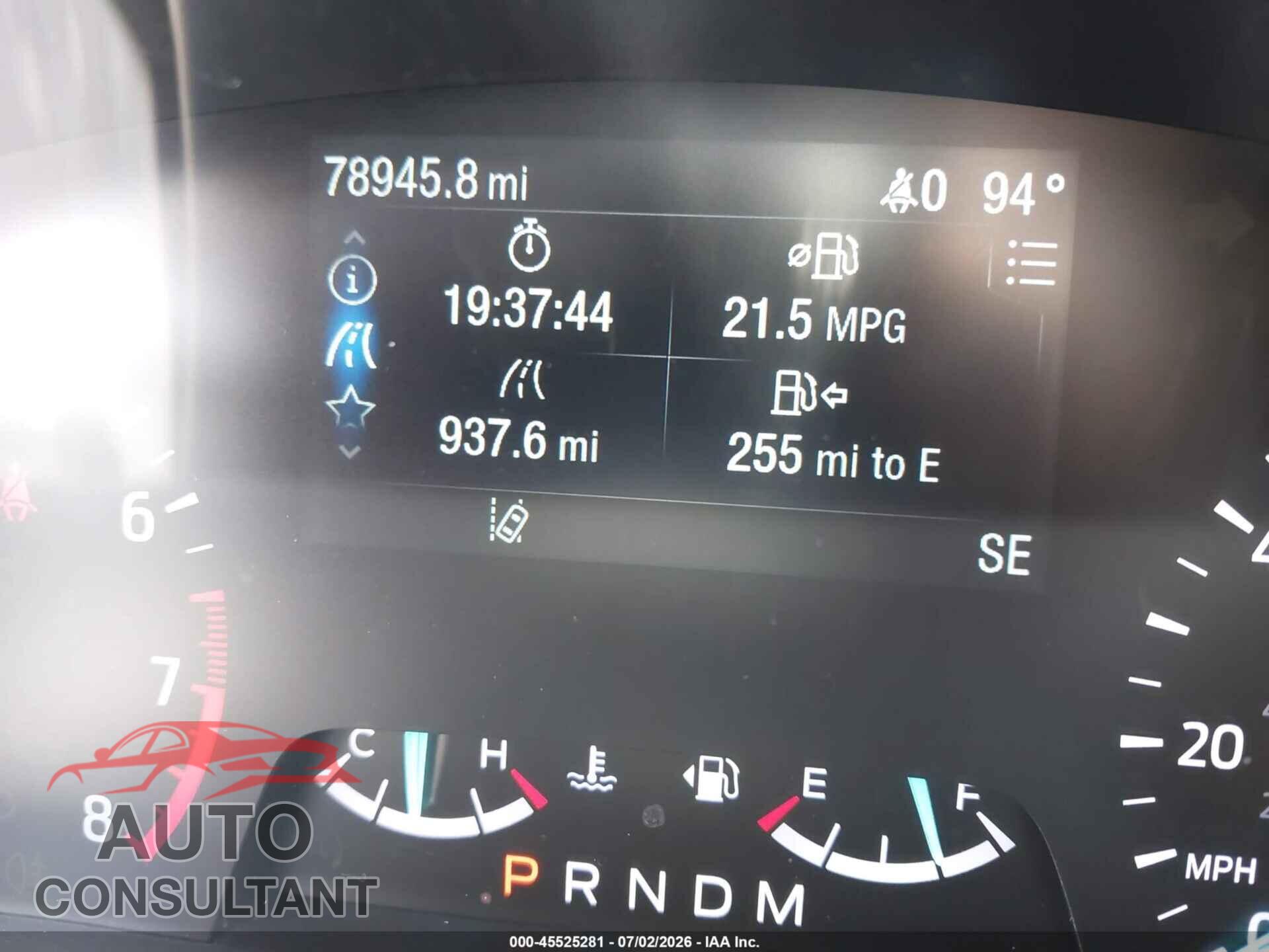 FORD EXPLORER 2020 - 1FMSK8BB0LGC68604