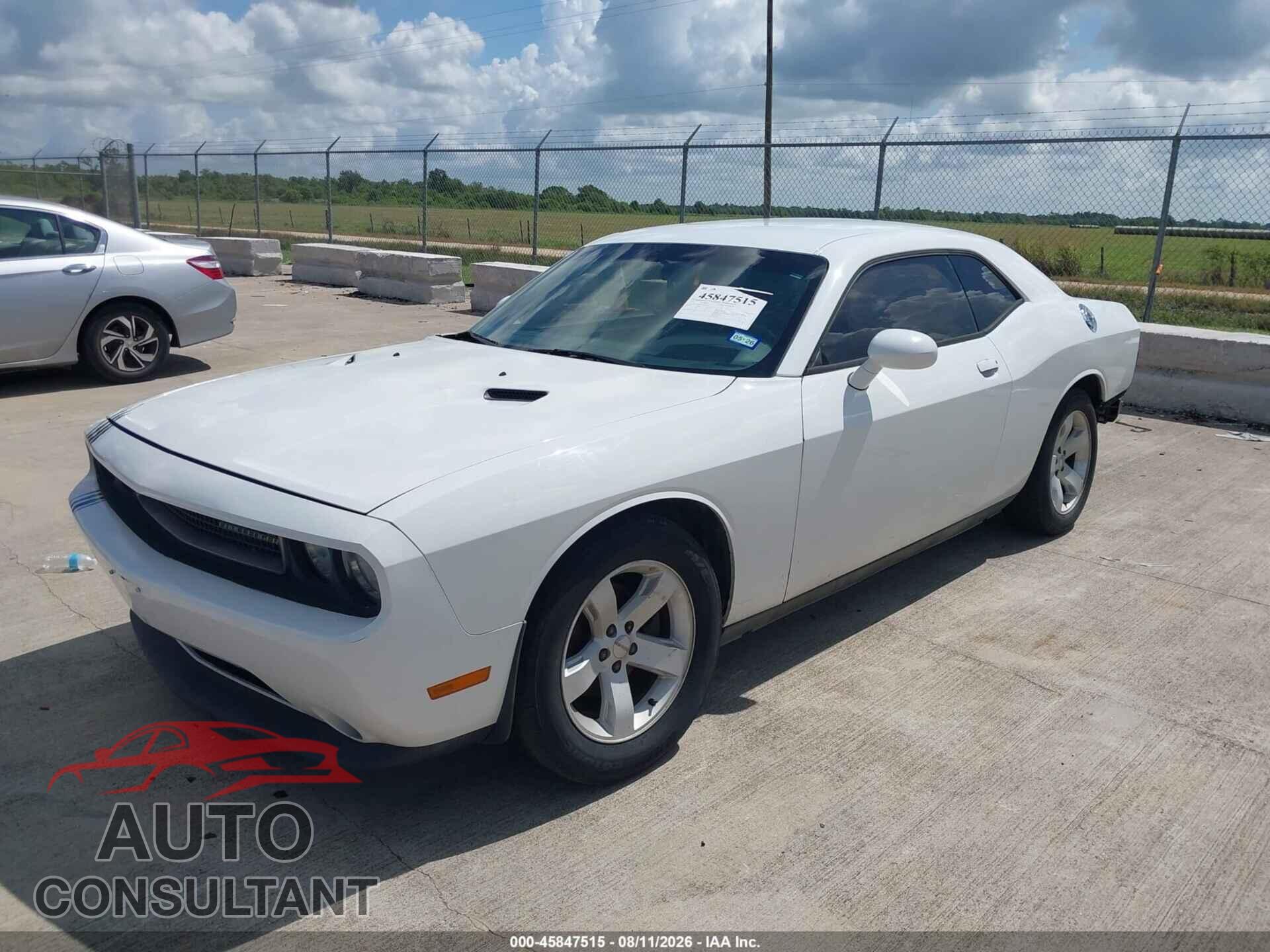 DODGE CHALLENGER 2013 - 2C3CDYAG5DH700467