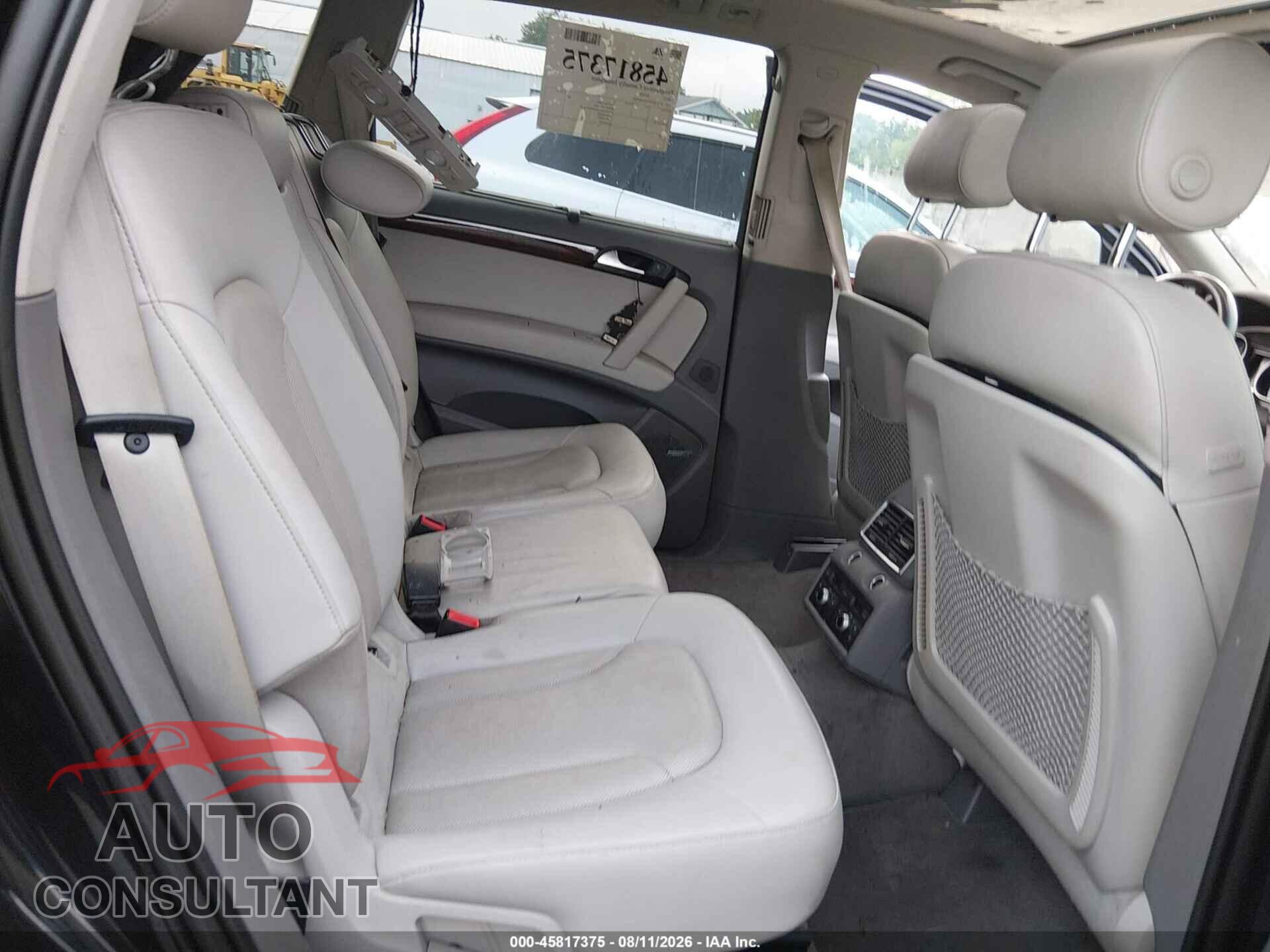 AUDI Q7 2011 - WA1DGAFE4BD002846