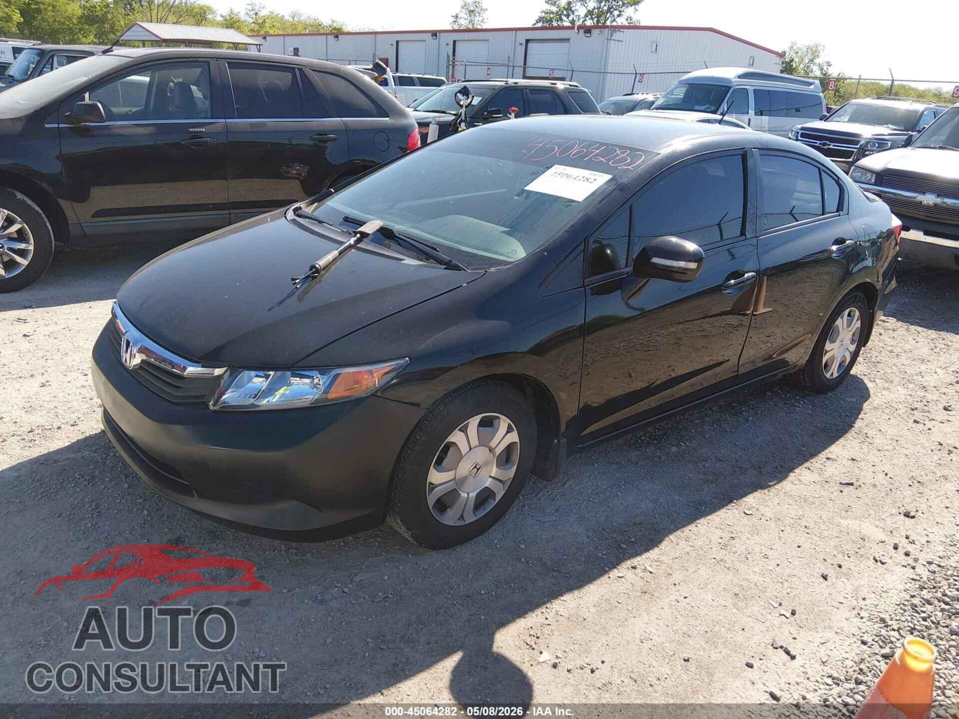 HONDA CIVIC HYBRID 2012 - JHMFB4F20CS011107