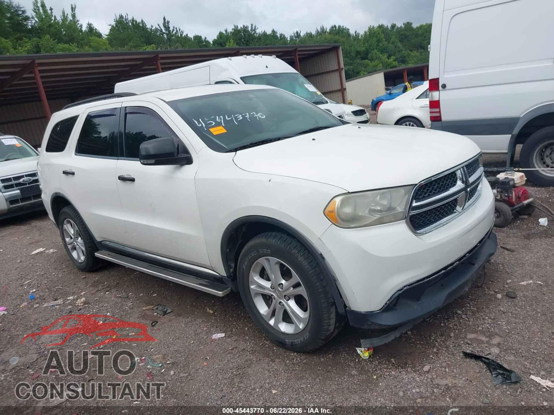 DODGE DURANGO 2012 - 1C4RDHDG1CC129935