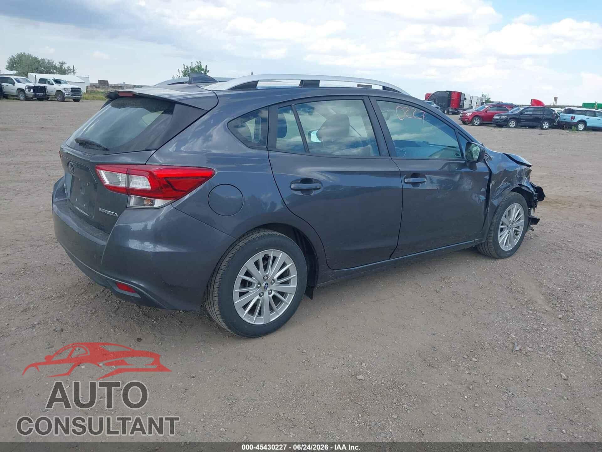 SUBARU IMPREZA 2018 - 4S3GTAB61J3717682