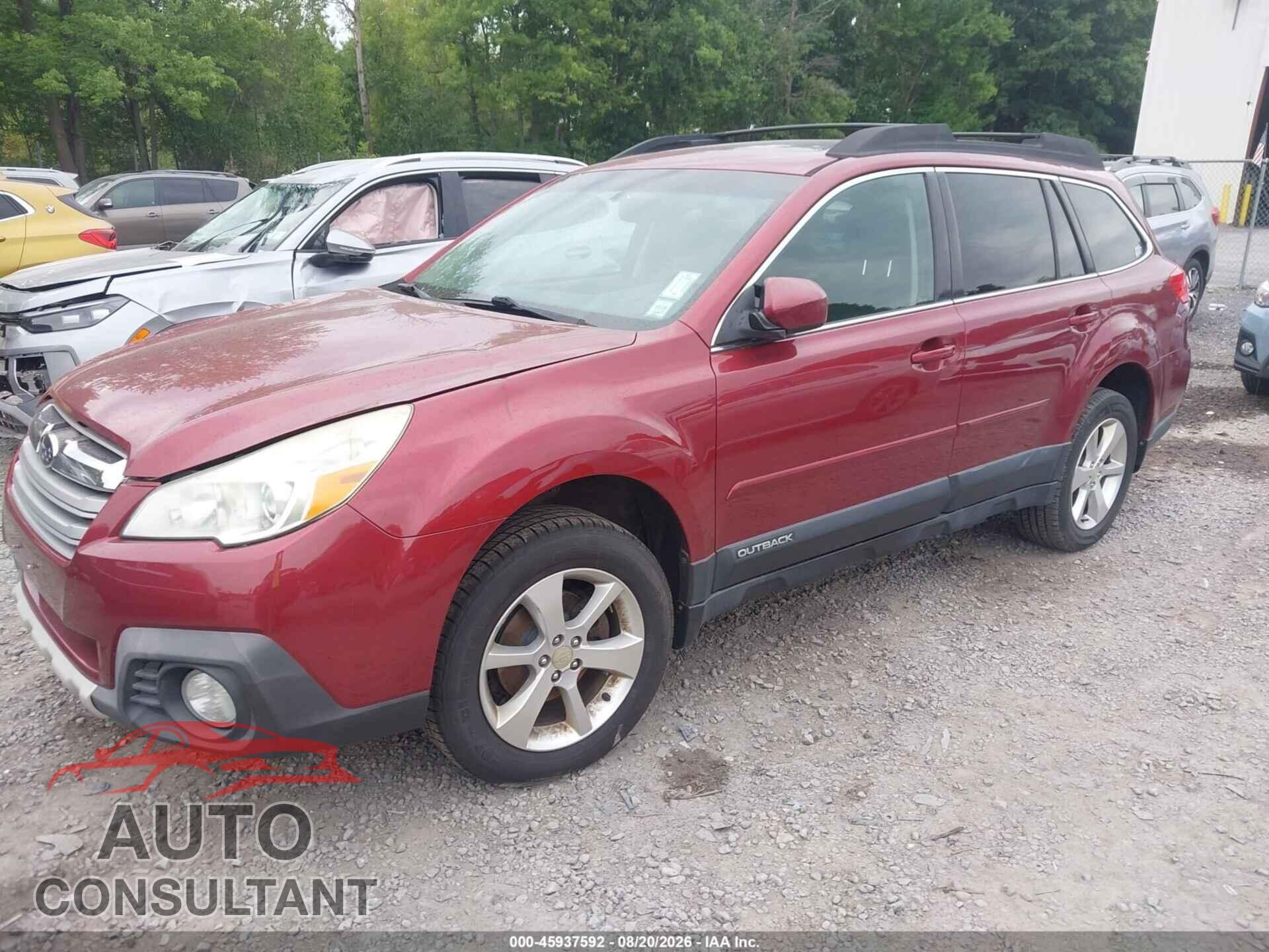 SUBARU OUTBACK 2014 - 4S4BRBLC2E3202940