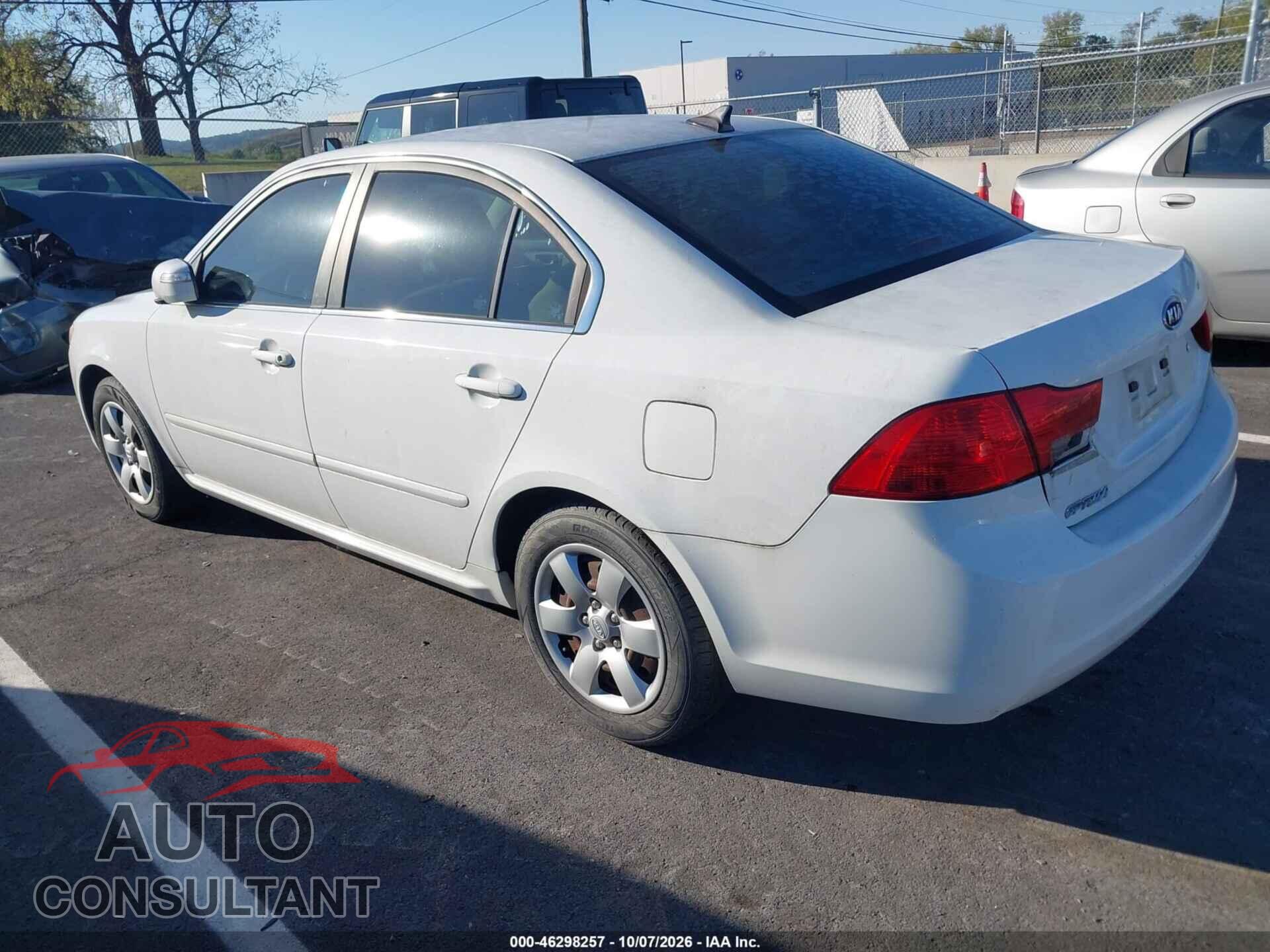 KIA OPTIMA 2010 - KNAGG4A88A5423948