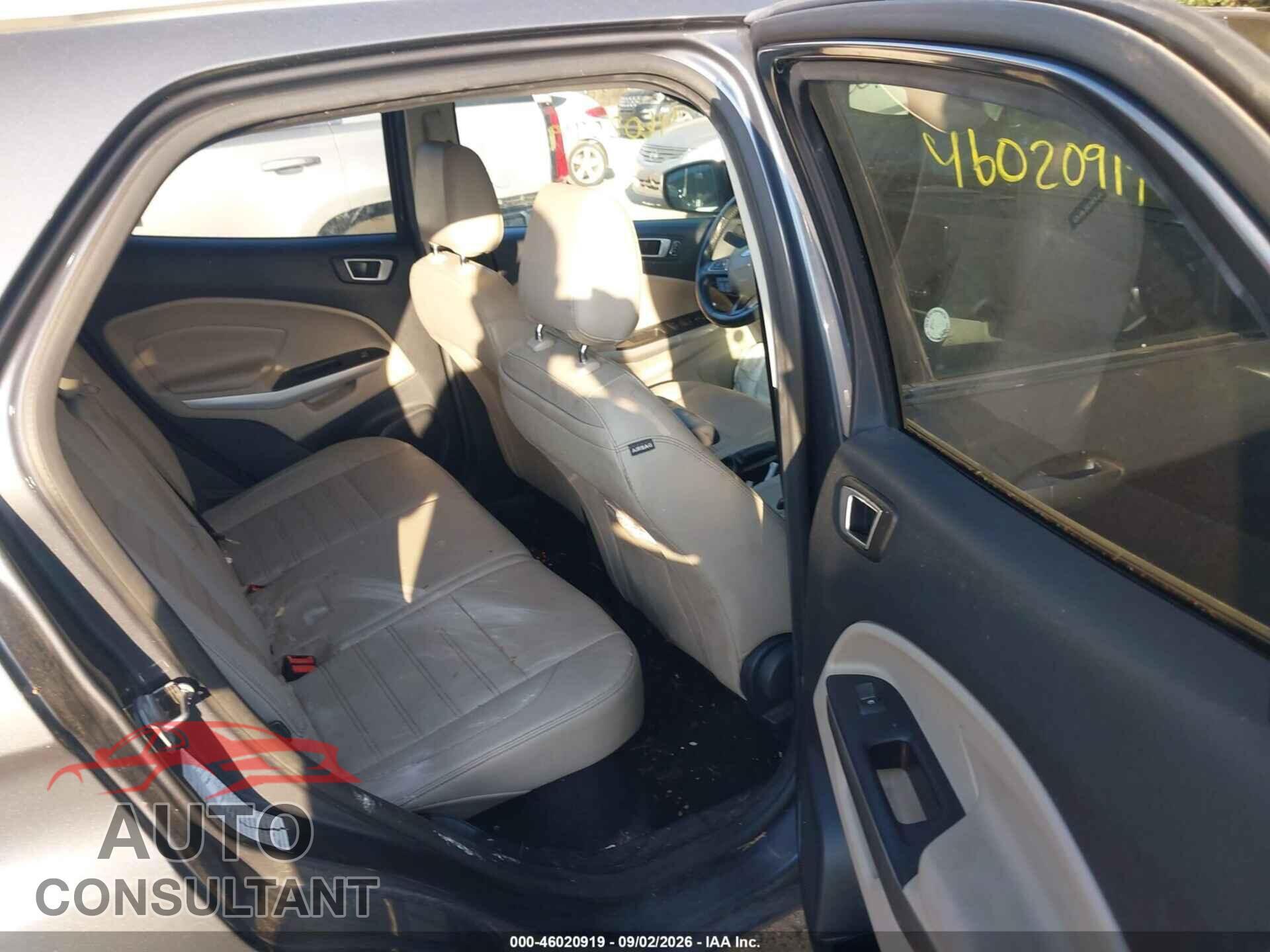 FORD ECOSPORT 2021 - MAJ6S3KL1MC412922