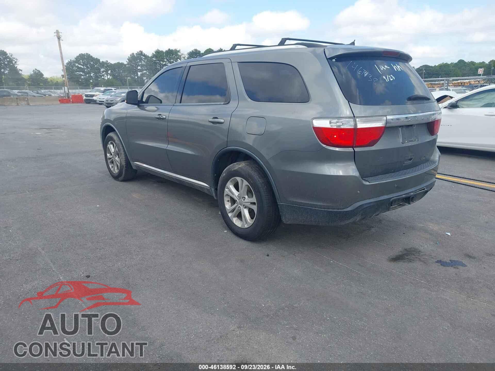 DODGE DURANGO 2012 - 1C4RDHDG7CC146738