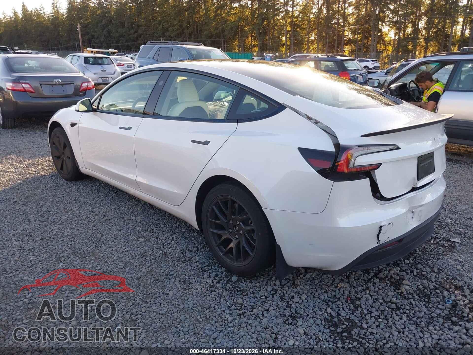 TESLA MODEL 3 2024 - 5YJ3E1EA4RF869317