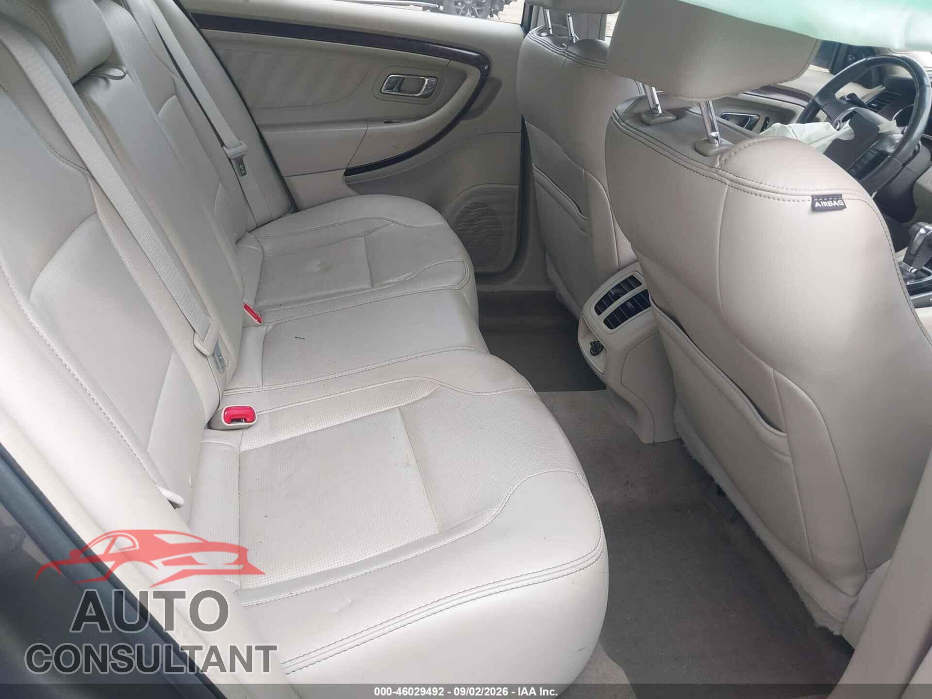 FORD TAURUS 2012 - 1FAHP2FW2CG129946