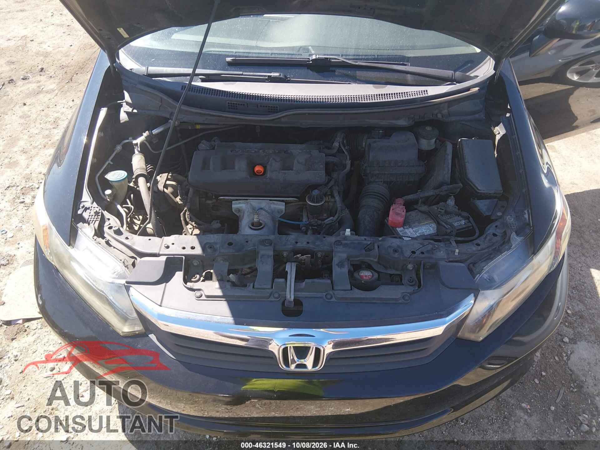 HONDA CIVIC 2012 - 19XFB2F54CE084077