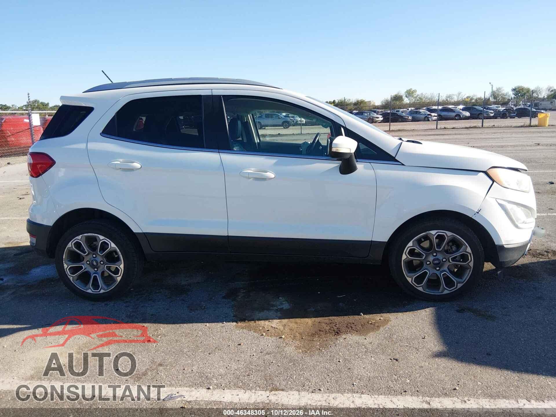 FORD ECOSPORT 2019 - MAJ3S2KE9KC271402
