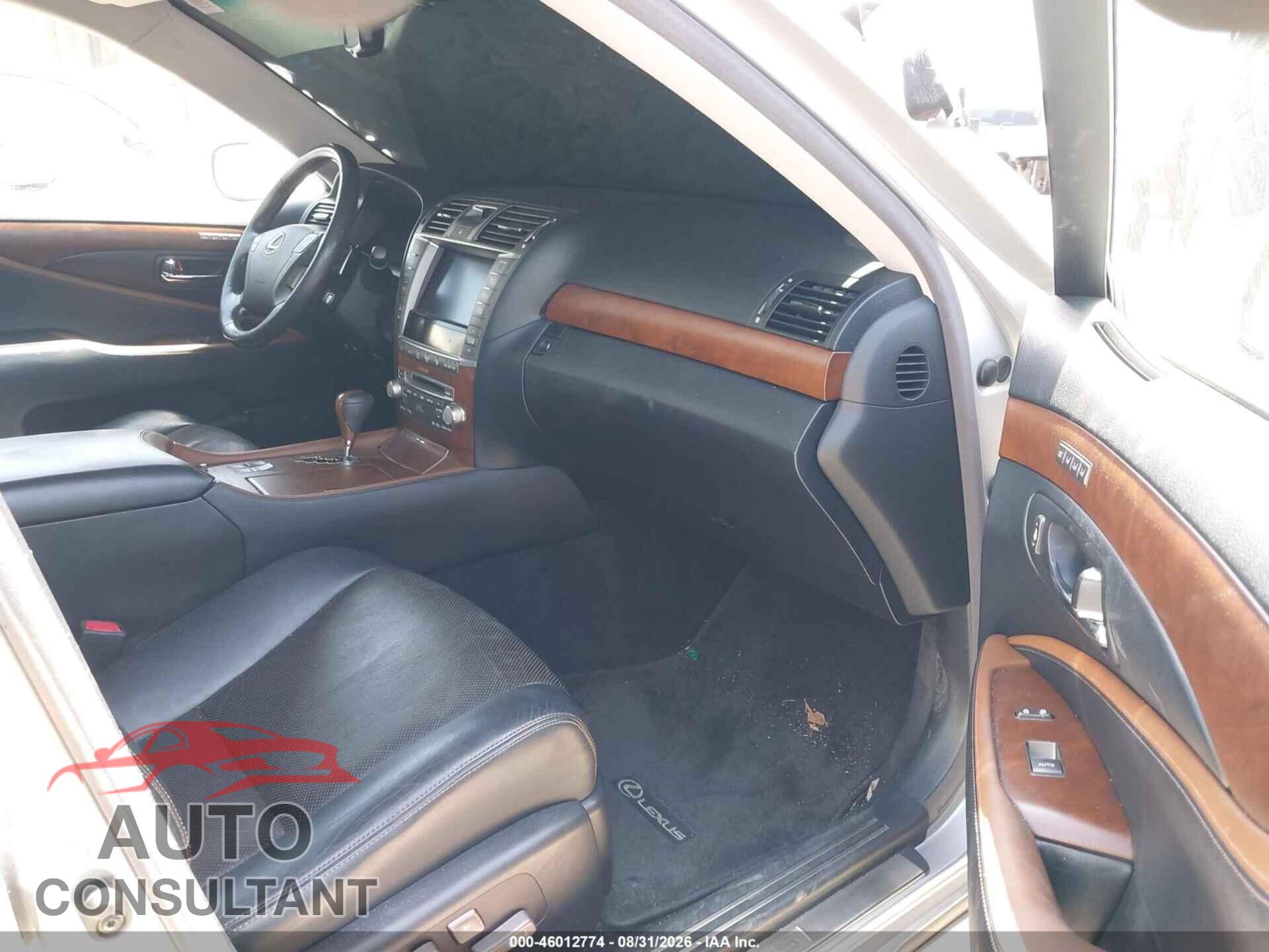 LEXUS LS 460 2010 - JTHBL5EF6A5101640