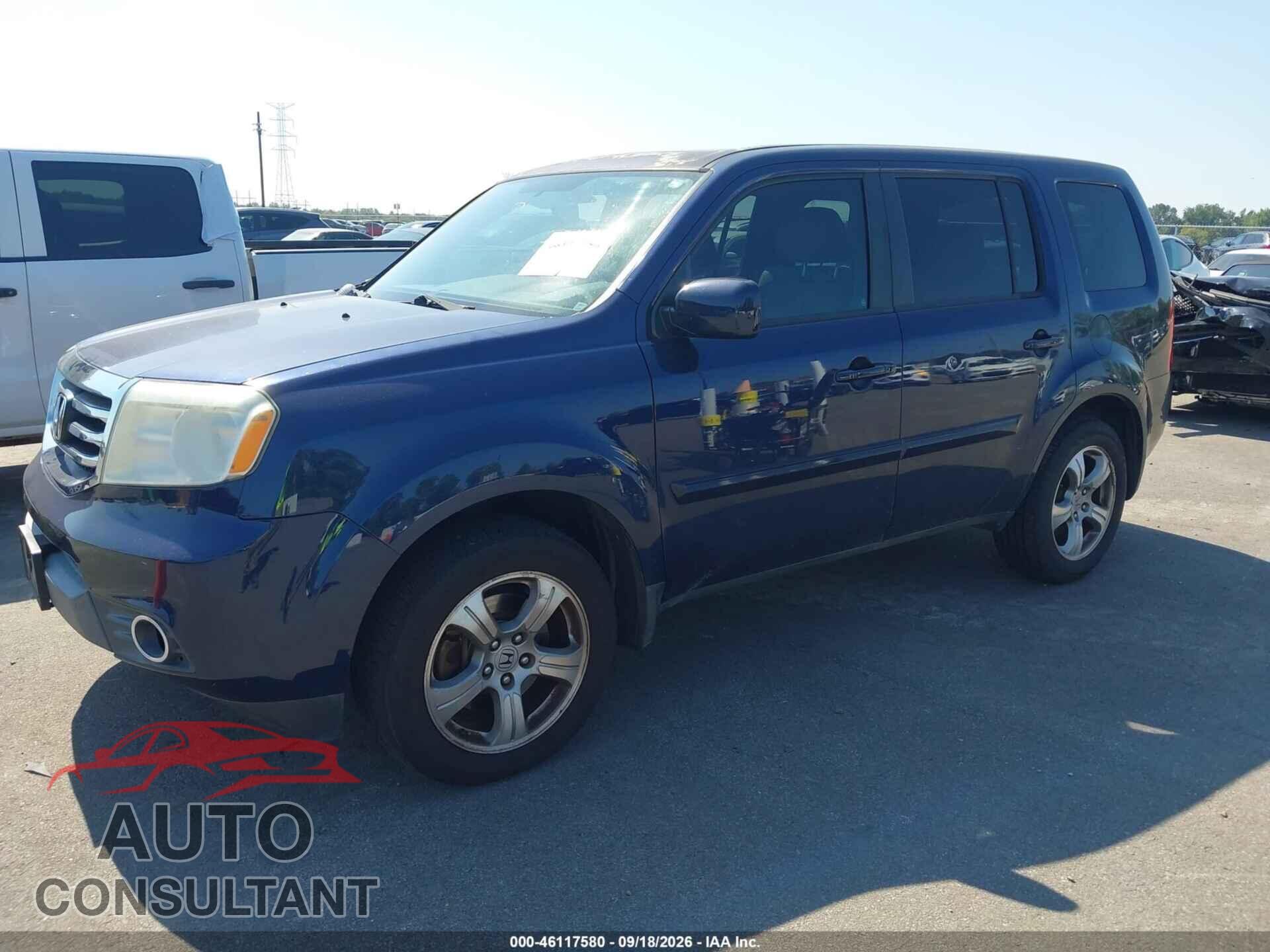 HONDA PILOT 2013 - 5FNYF3H53DB029468