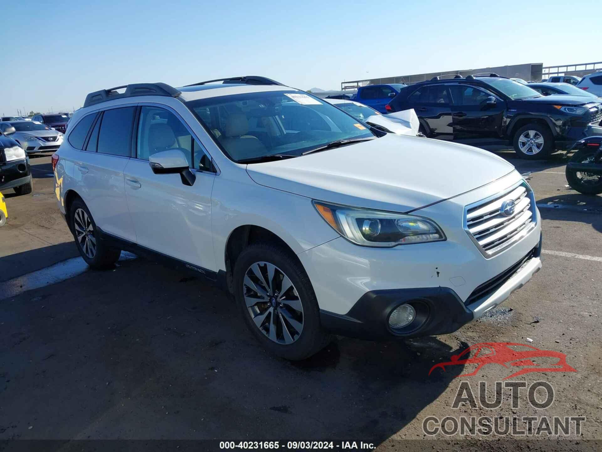 SUBARU OUTBACK 2017 - 4S4BSENC6H3293430