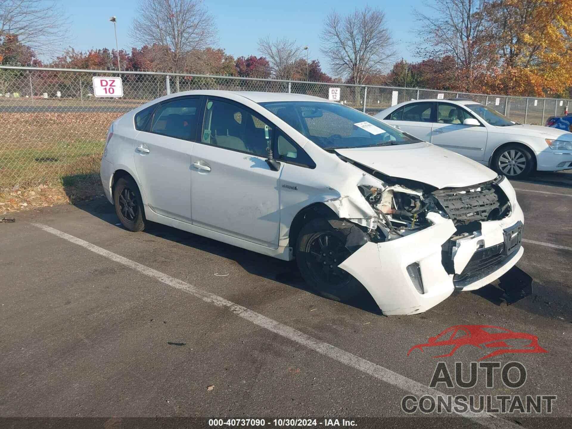 TOYOTA PRIUS 2012 - JTDKN3DU9C5450181