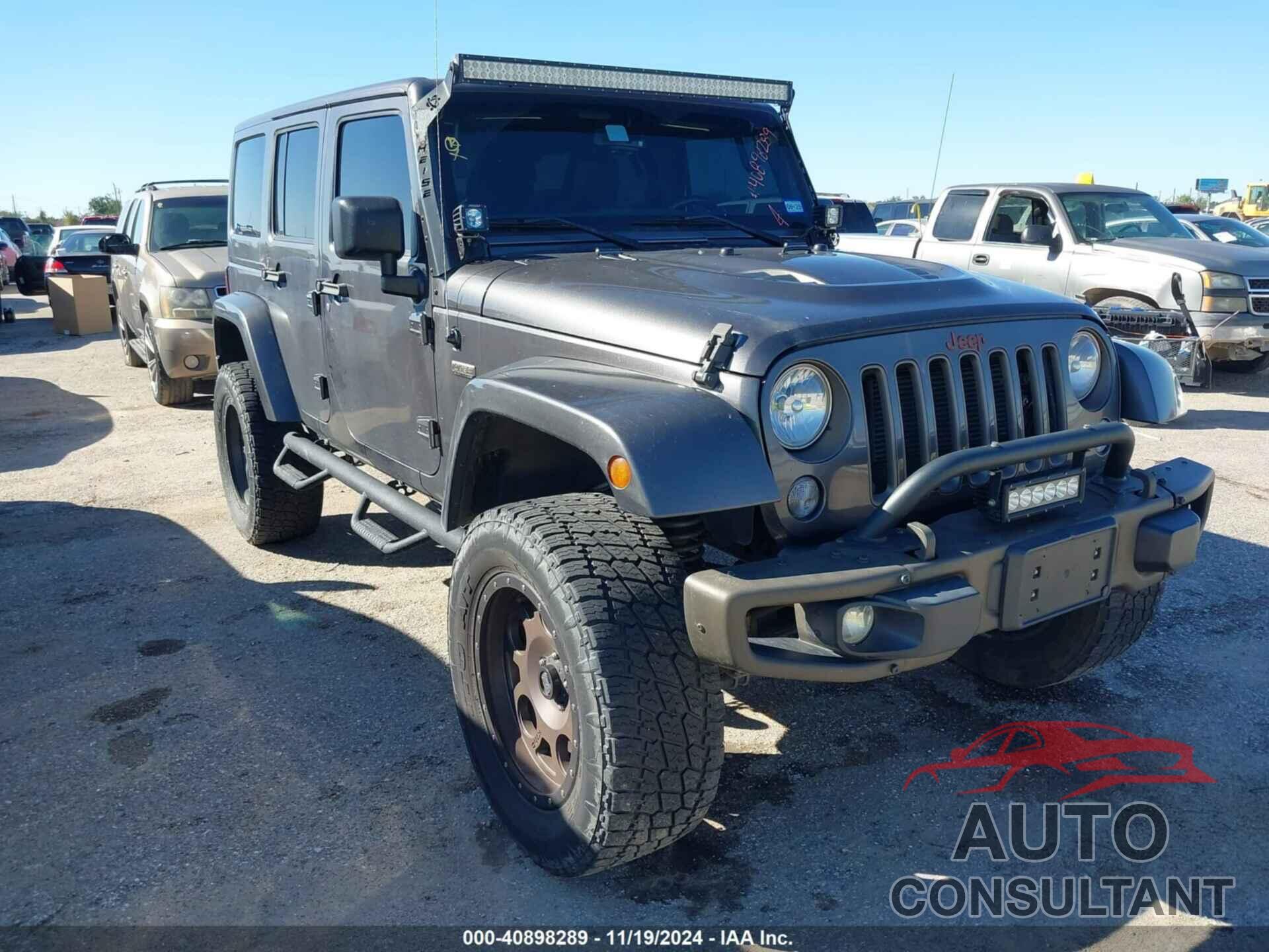 JEEP WRANGLER UNLIMITED 2016 - 1C4HJWEG4GL227791