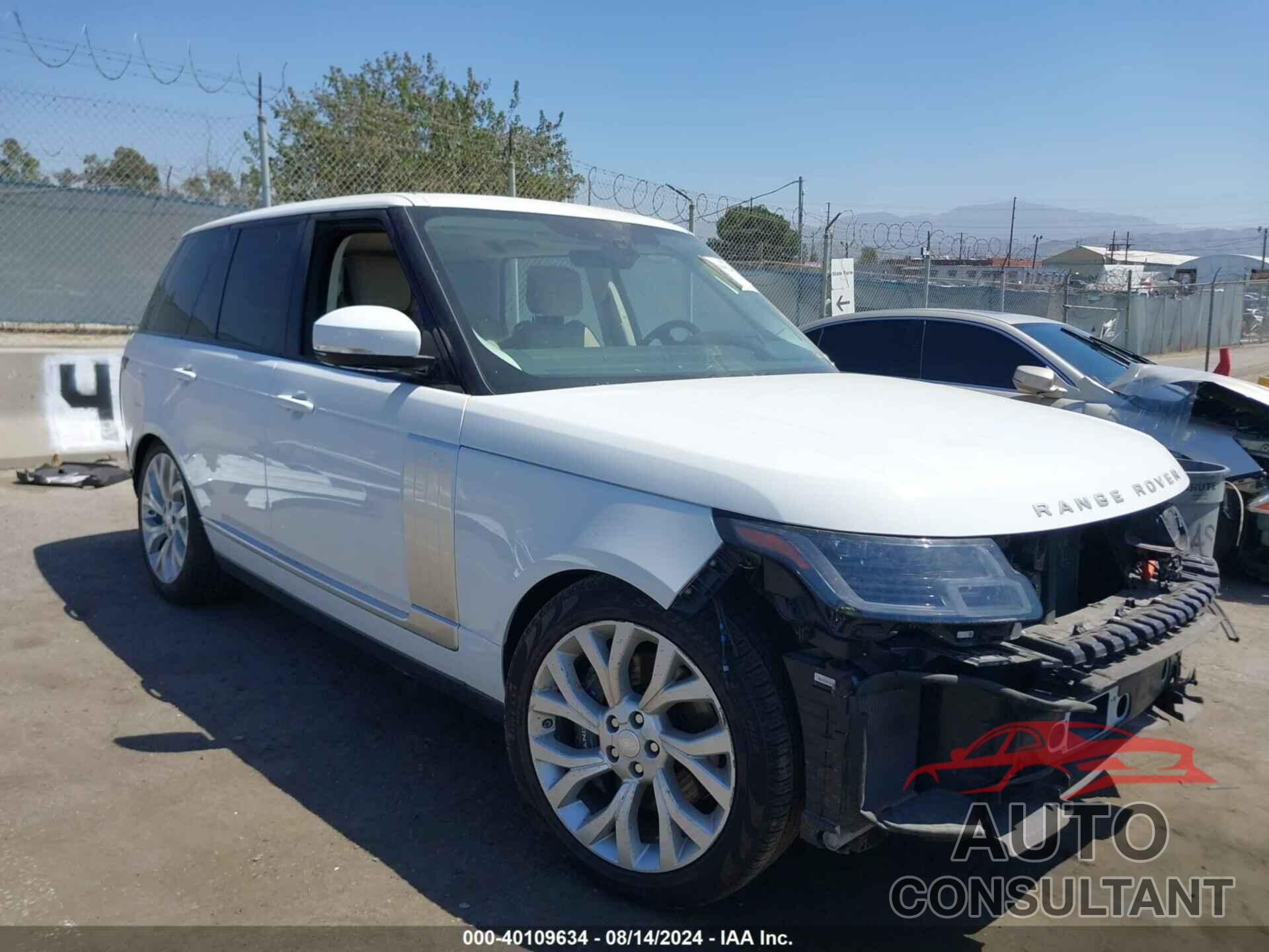 LAND ROVER RANGE ROVER 2020 - SALGS4RY5LA409322