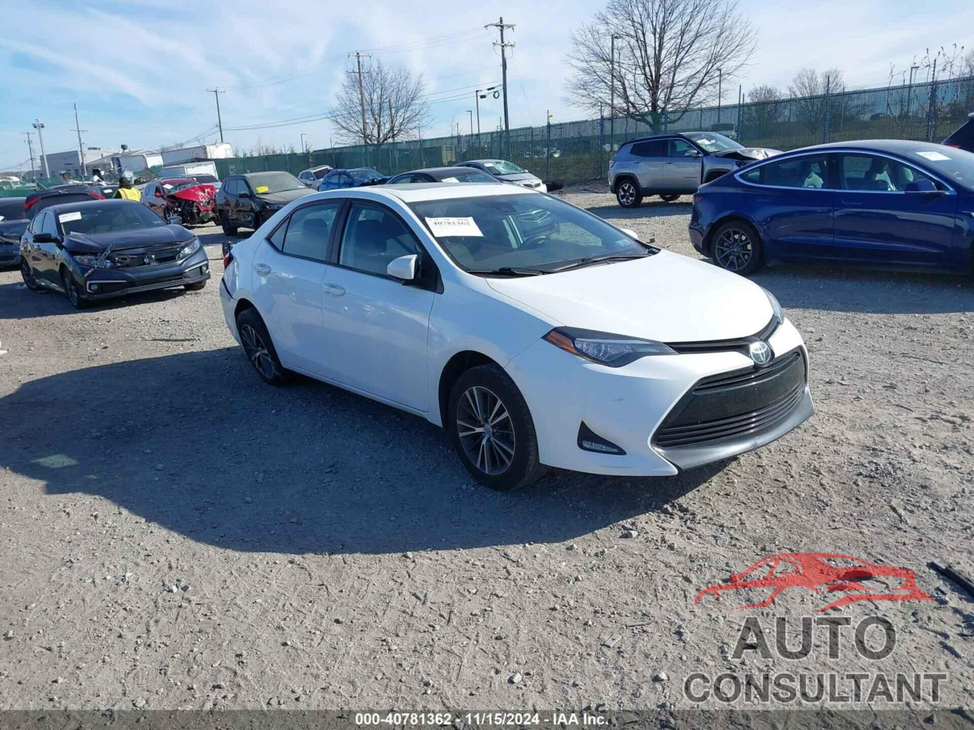 TOYOTA COROLLA 2017 - 2T1BURHE0HC828522