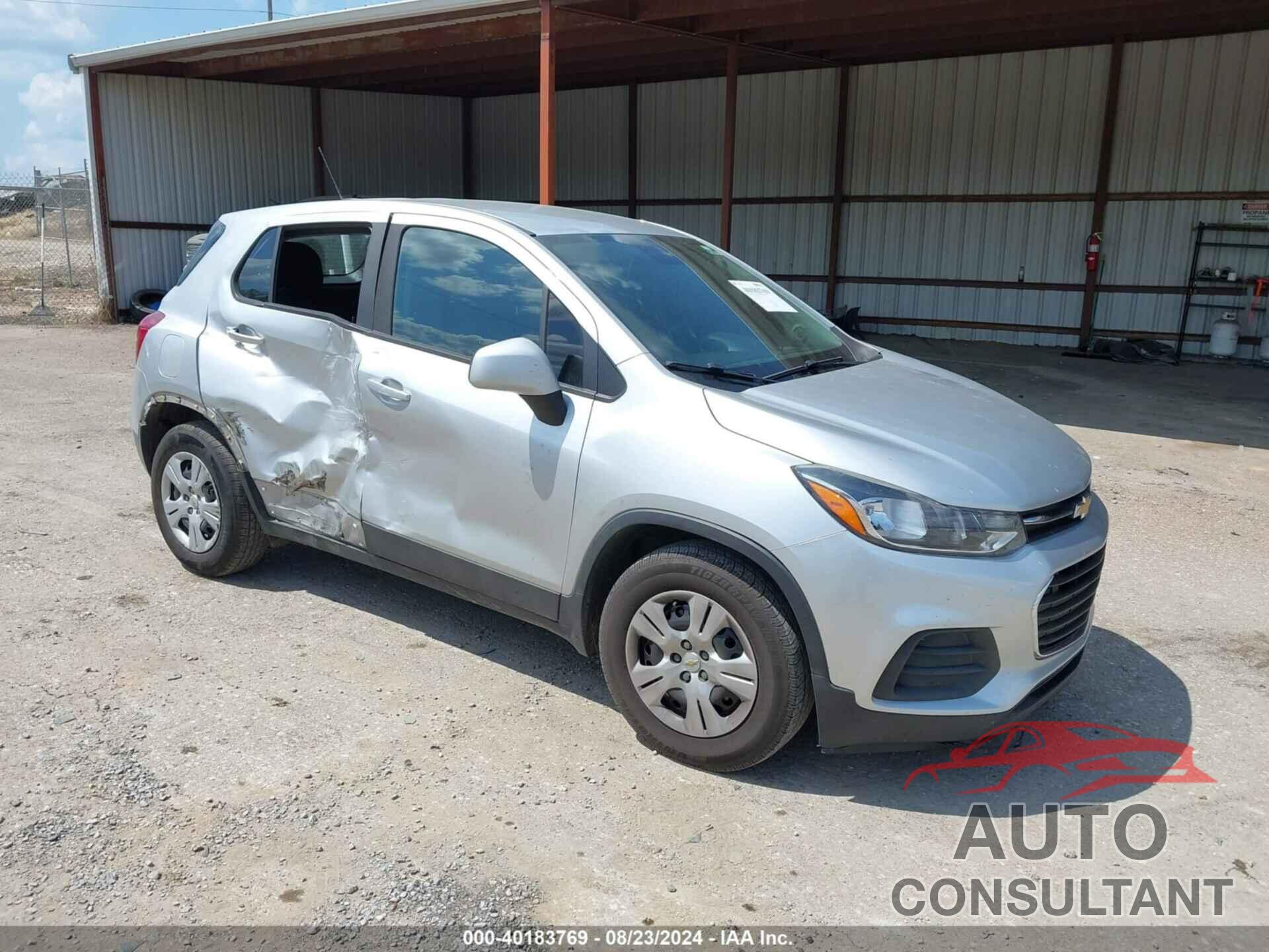 CHEVROLET TRAX 2017 - KL7CJKSBXHB181464