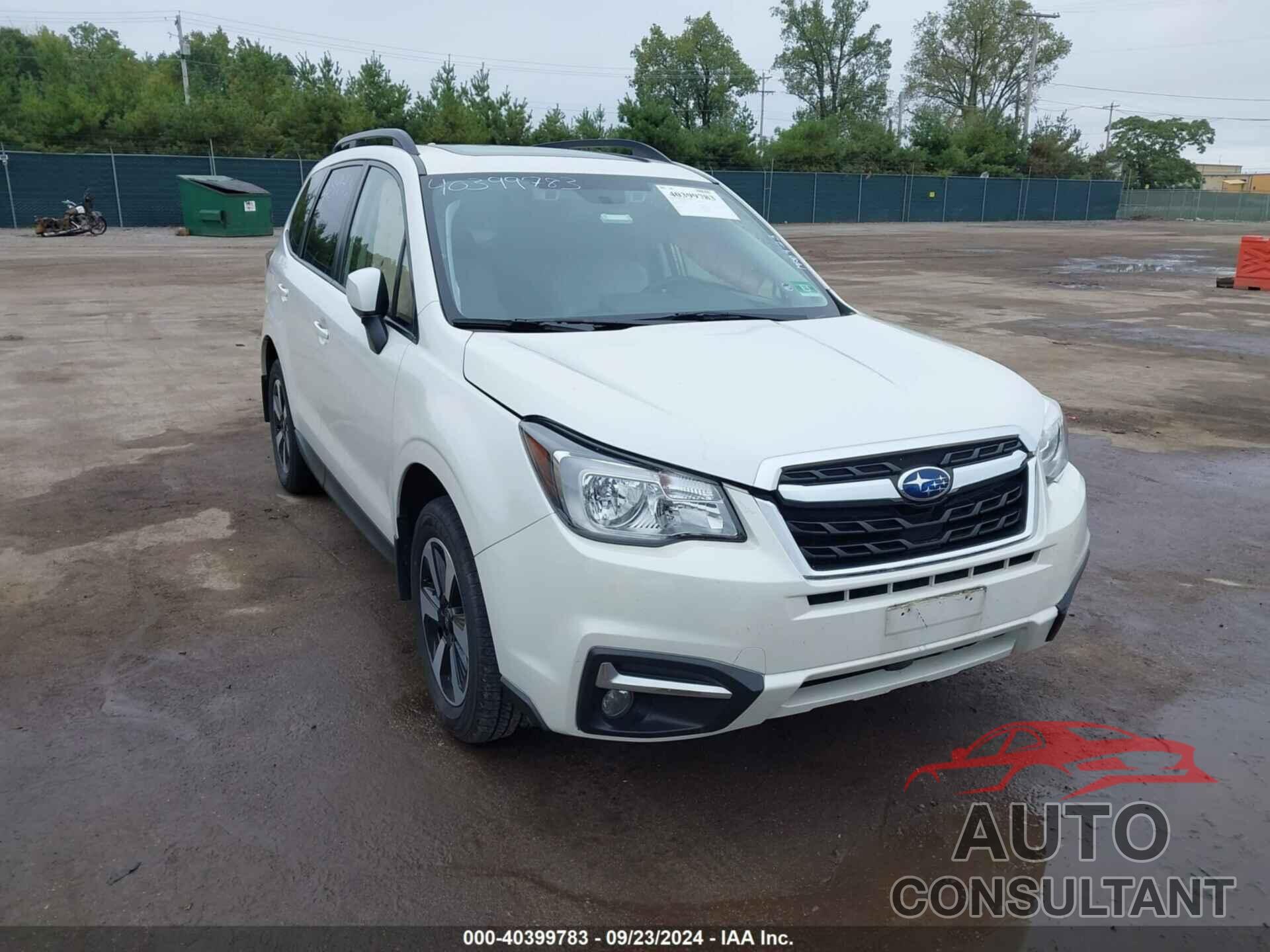 SUBARU FORESTER 2018 - JF2SJAGC6JH597784