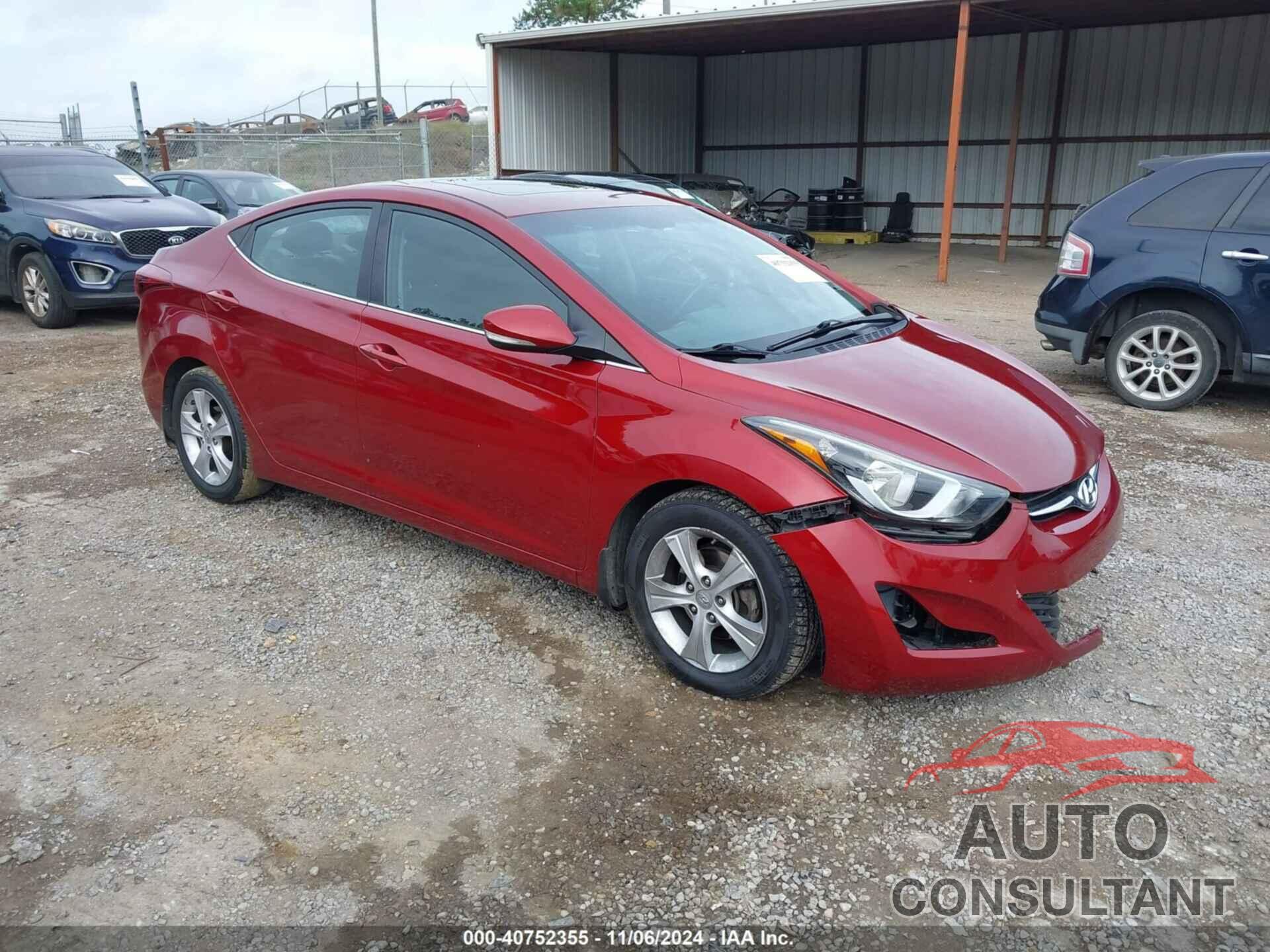 HYUNDAI ELANTRA 2016 - 5NPDH4AE9GH728800