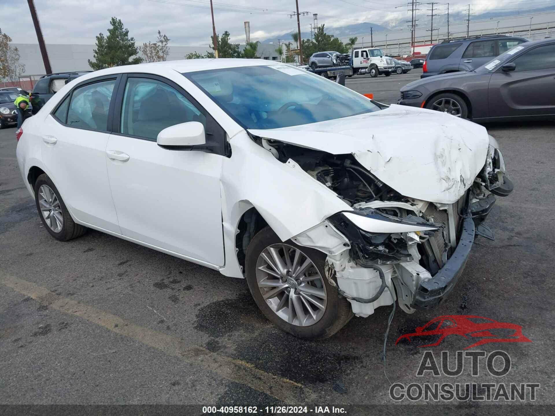 TOYOTA COROLLA 2014 - 5YFBURHE5EP057194