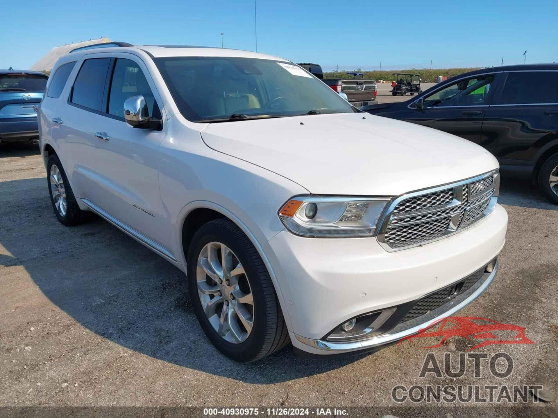 DODGE DURANGO 2018 - 1C4RDHEG2JC316421