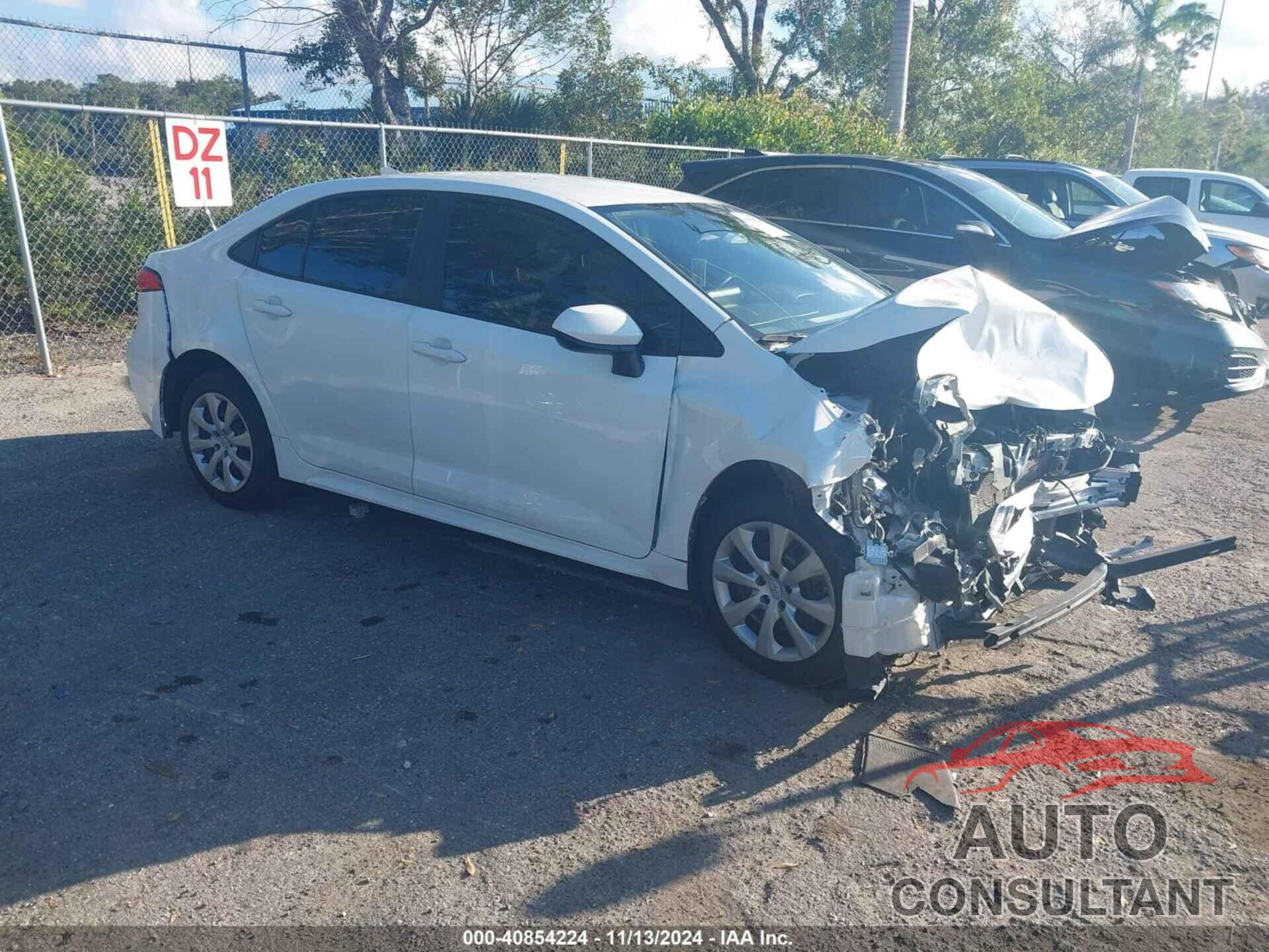 TOYOTA COROLLA 2020 - JTDEPRAE2LJ093702