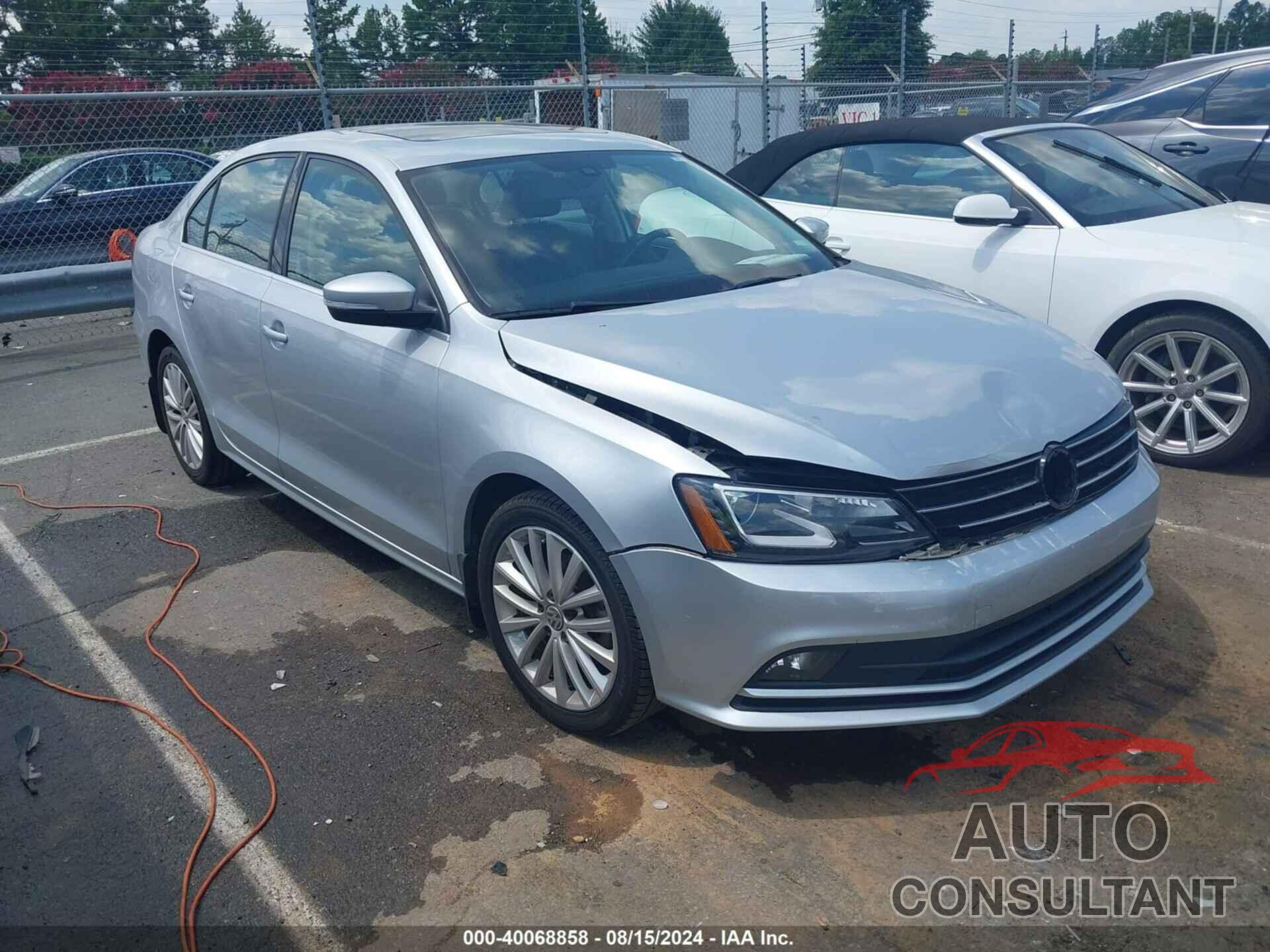 VOLKSWAGEN JETTA 2016 - 3VWL07AJ8GM333418