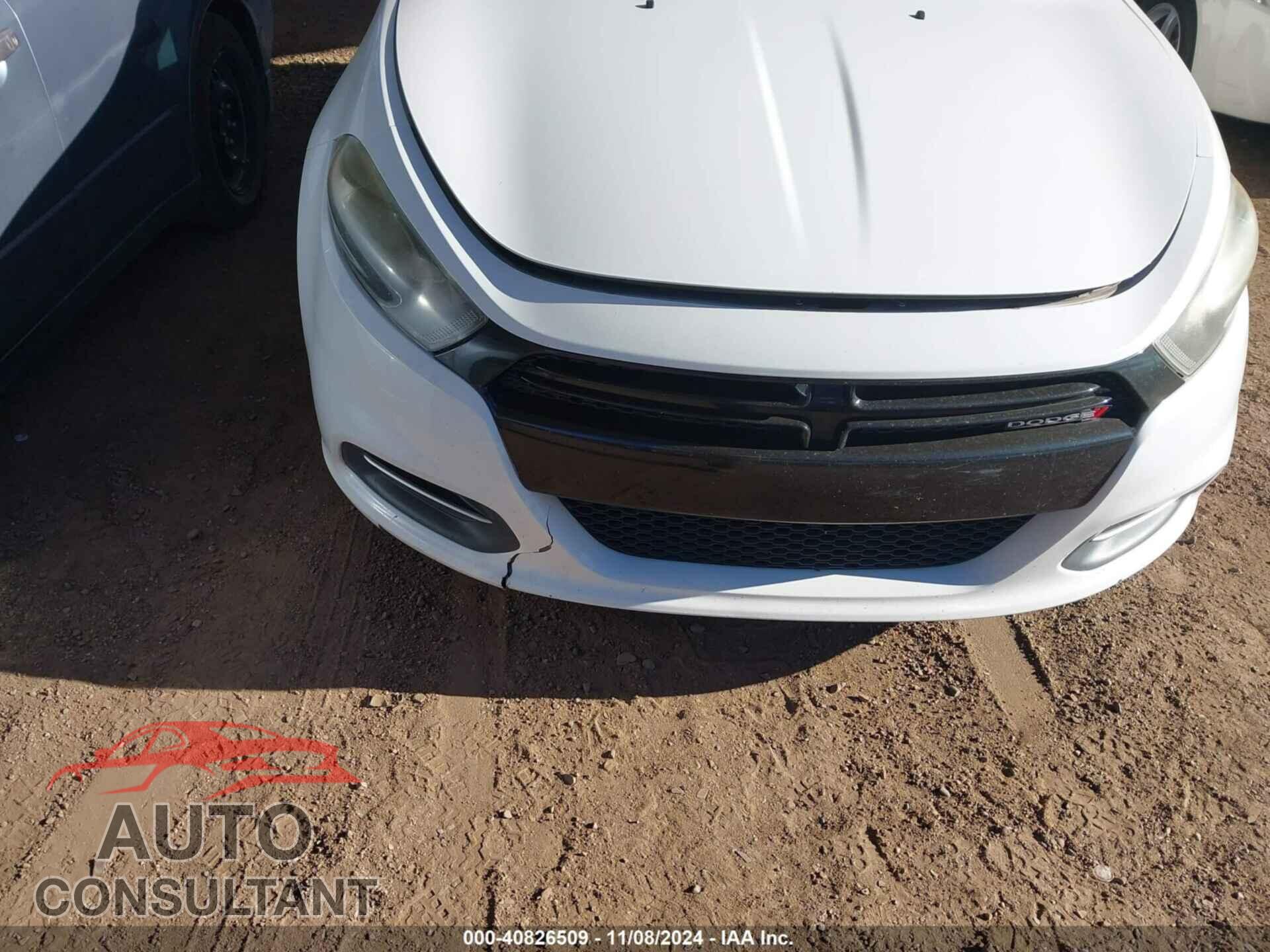 DODGE DART 2016 - 1C3CDFAA2GD555941