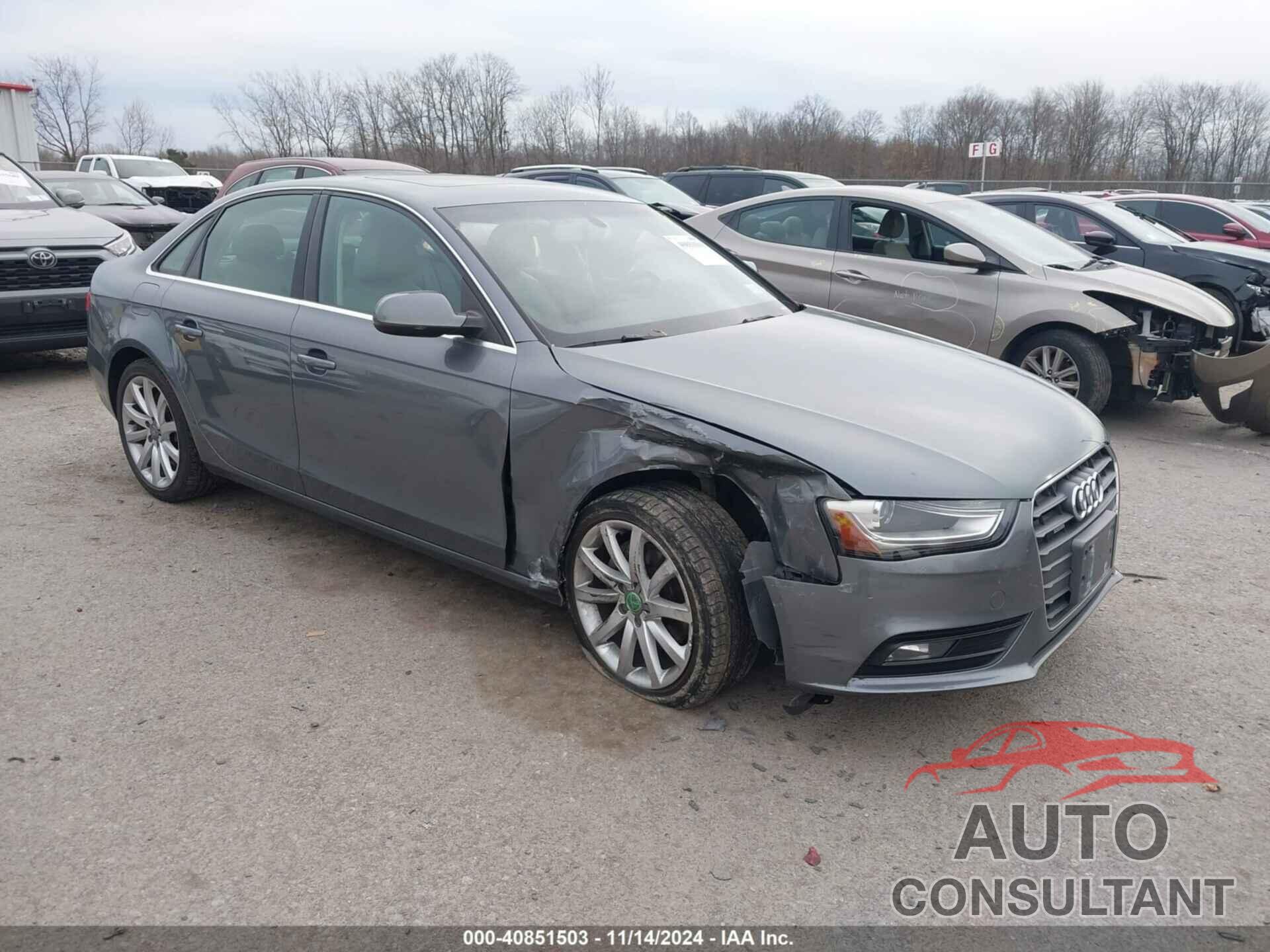 AUDI A4 2013 - WAUFFAFL9DN050529