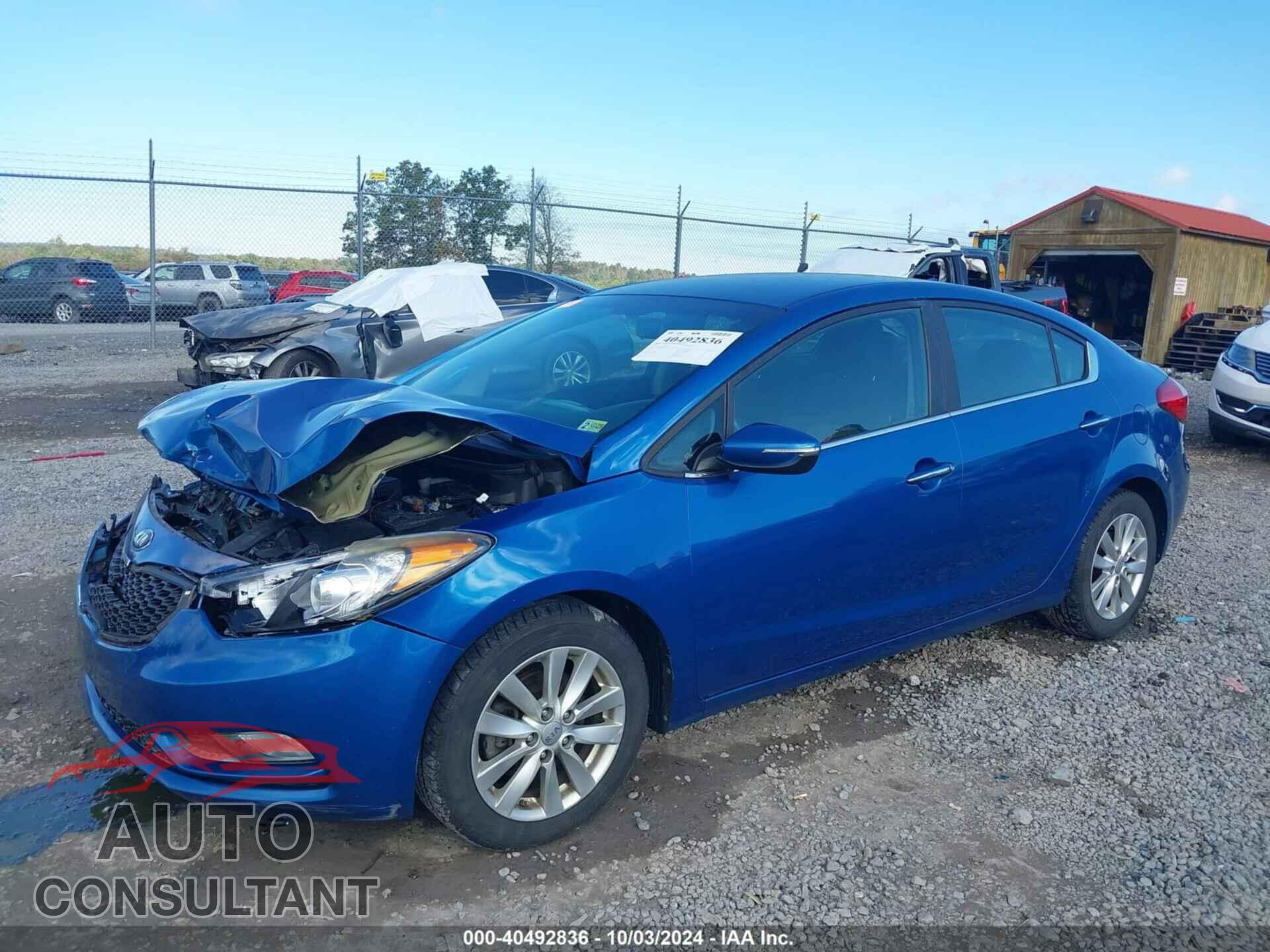 KIA FORTE 2014 - KNAFX4A87E5204397